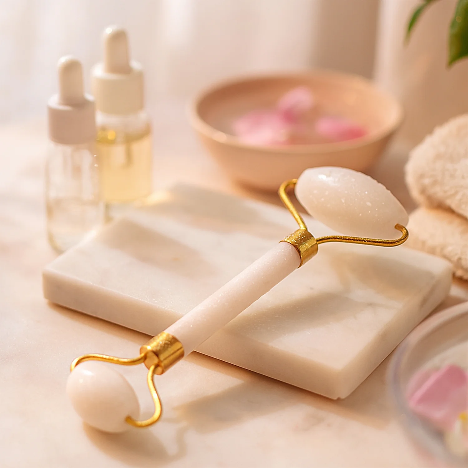 Dual-Ended Face Massage Roller - (1 Pc) - Image 4
