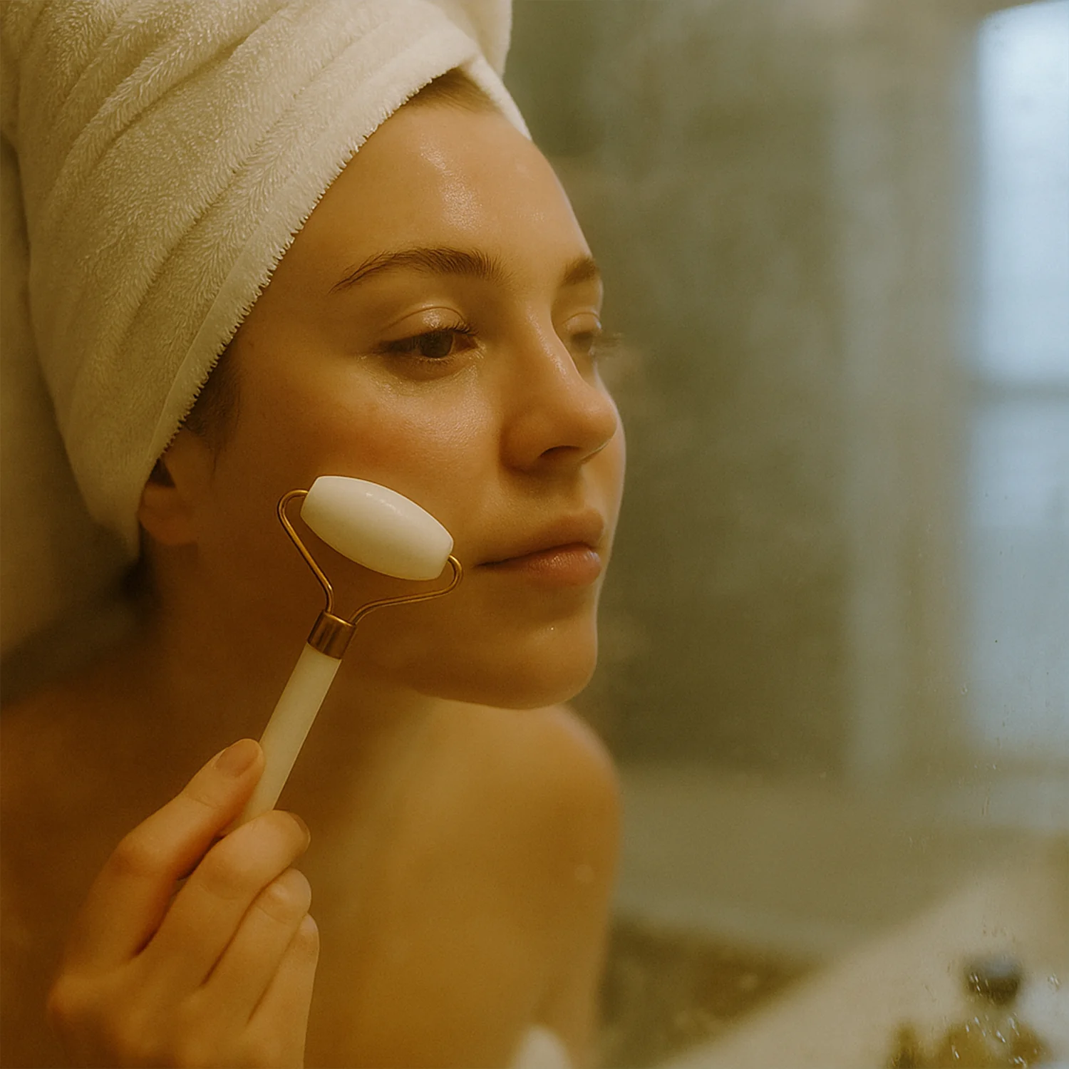 Dual-Ended Face Massage Roller - (1 Pc) - Image 7