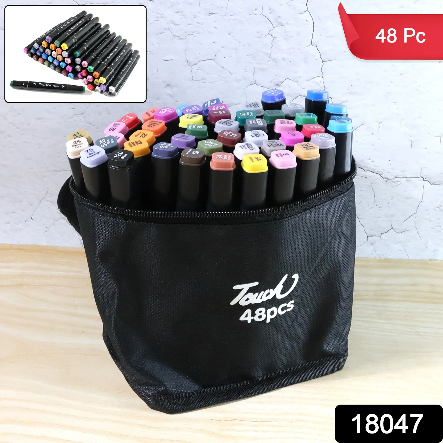 Dual-Tip Sketch Markers Set (48 Pc) - Image 2