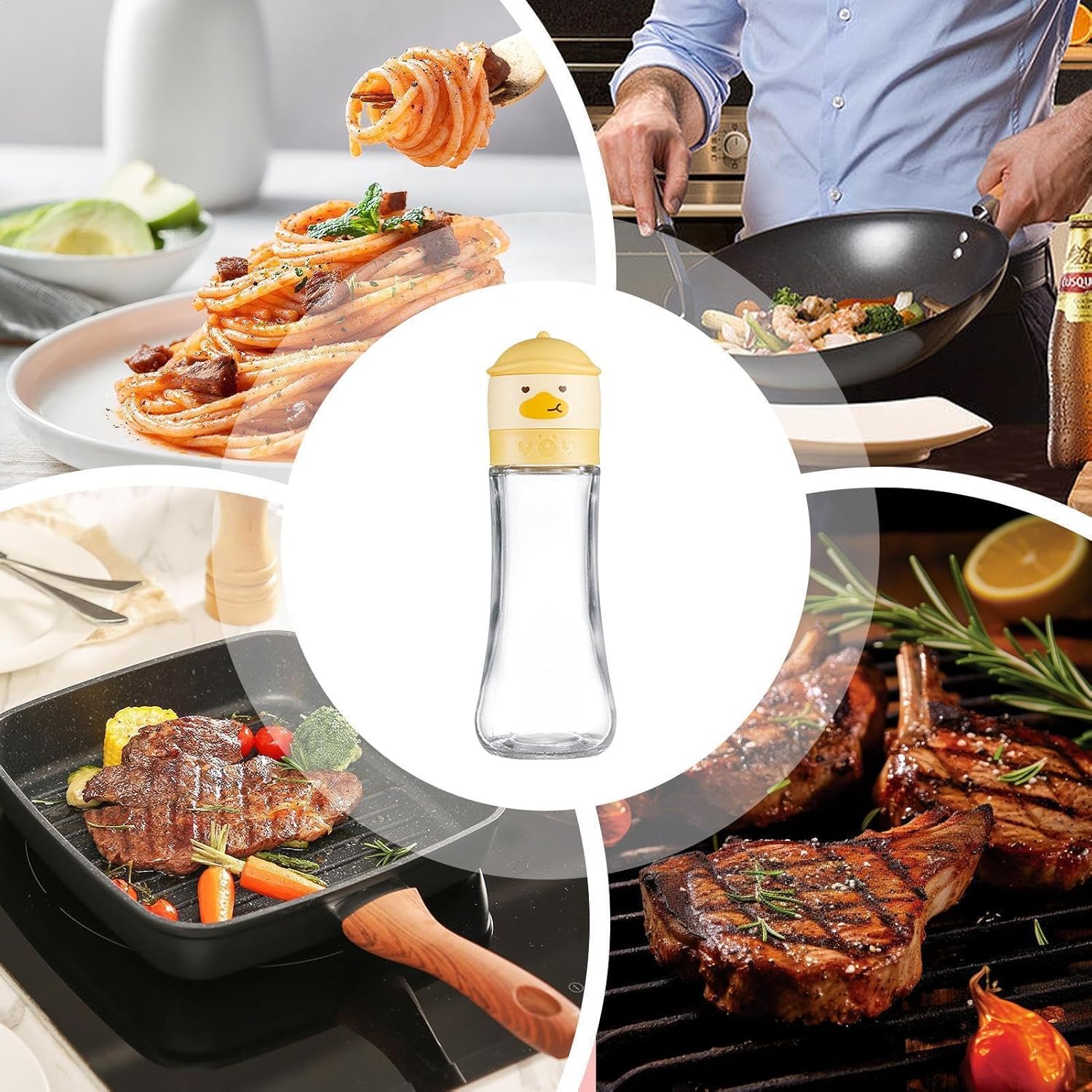 Duck Head Glass Spice Grinder (1 Pc) - Image 4