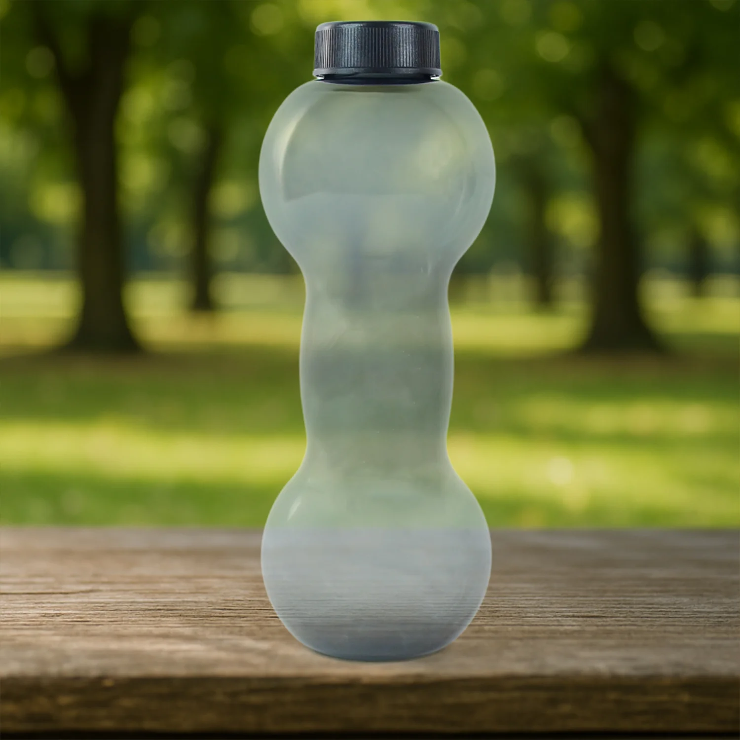 Dumbbell Water Bottle Gym Water Bottle Use For School , Gym , Office Use (550 ml) - Image 3