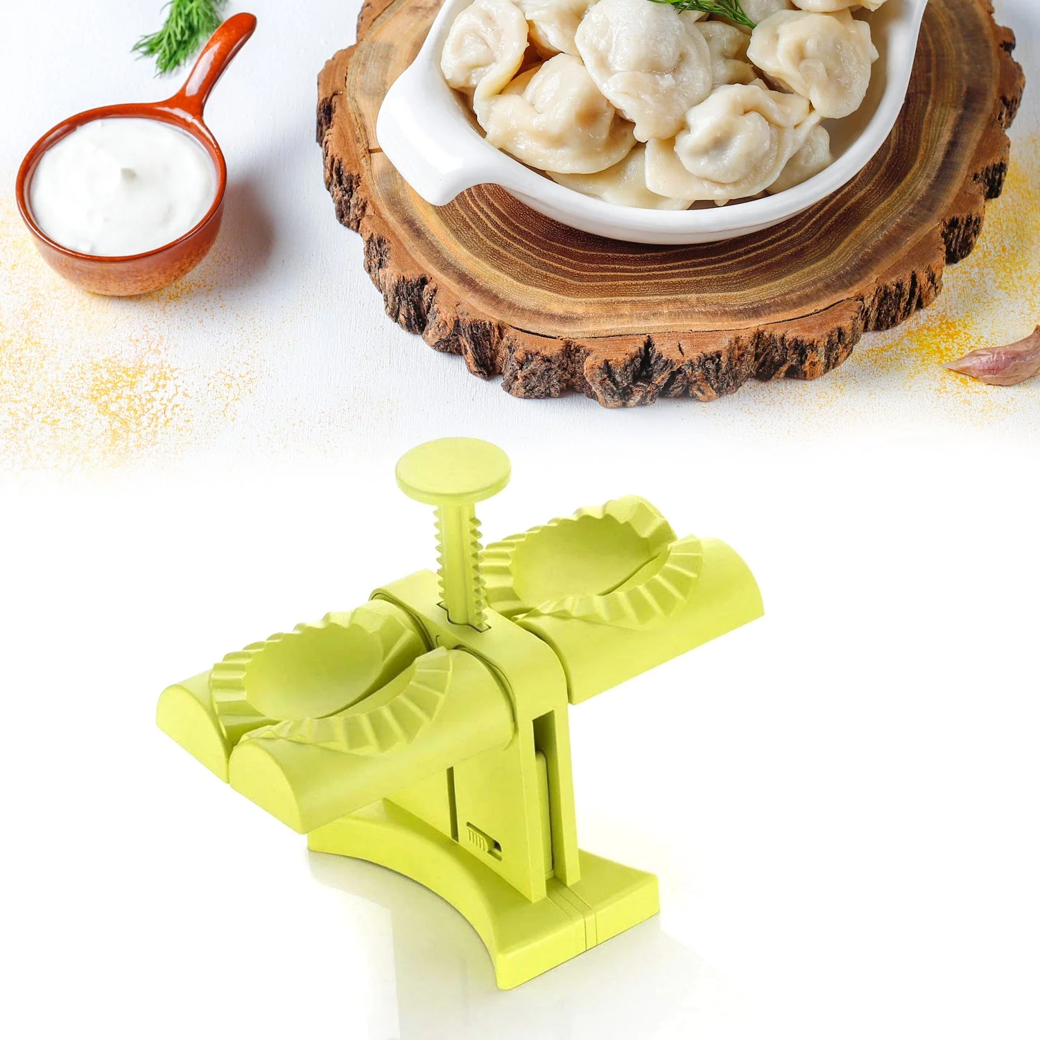 Double Head Dumpling Maker Mold – Easy Press Tool for Making Dumplings - Image 8