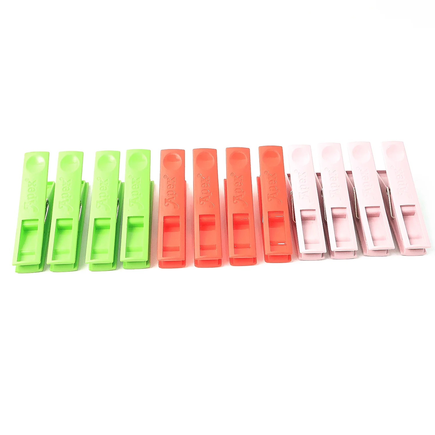 Cloth Clips Set of 12 – Strong Grip Plastic Laundry Pegs with Stainless Steel - Image 5