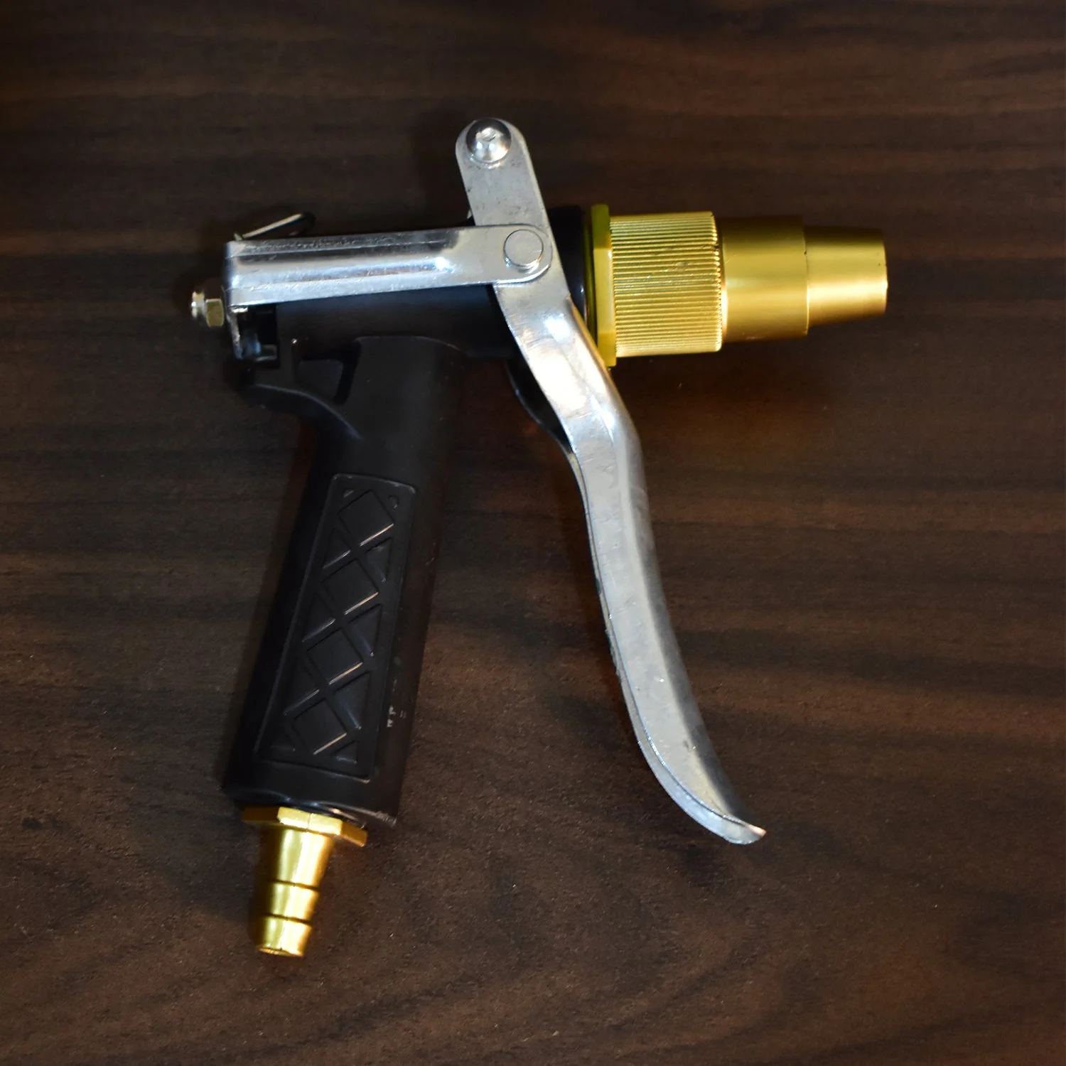 Durable Gold Color Trigger Hose Nozzle Water Lever Spray - Image 3