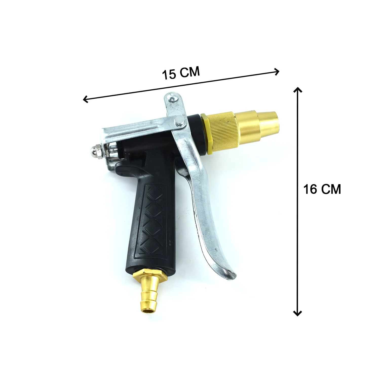 Durable Gold Color Trigger Hose Nozzle Water Lever Spray - Image 4