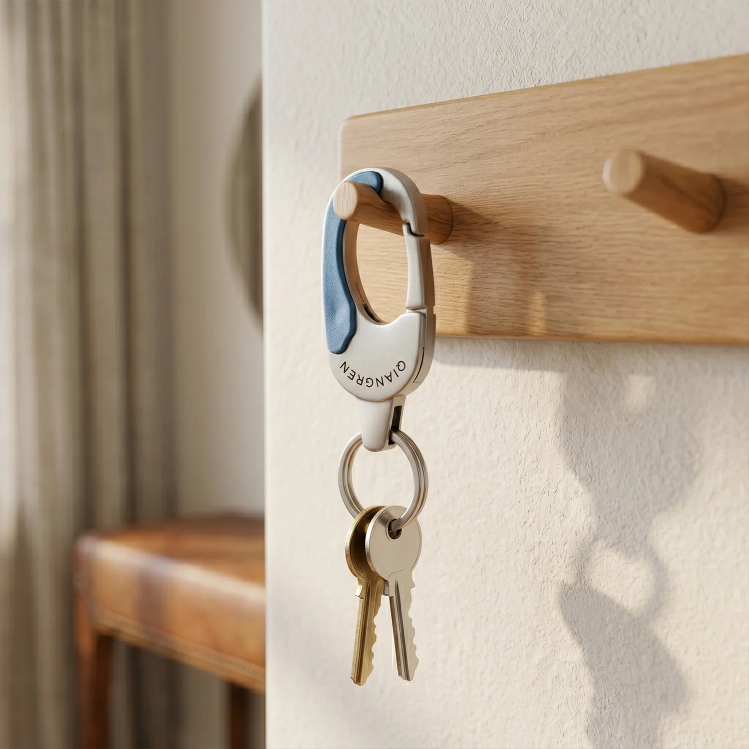 Durable Metal Keychain with Secure Clip (1 Pc) - Image 5