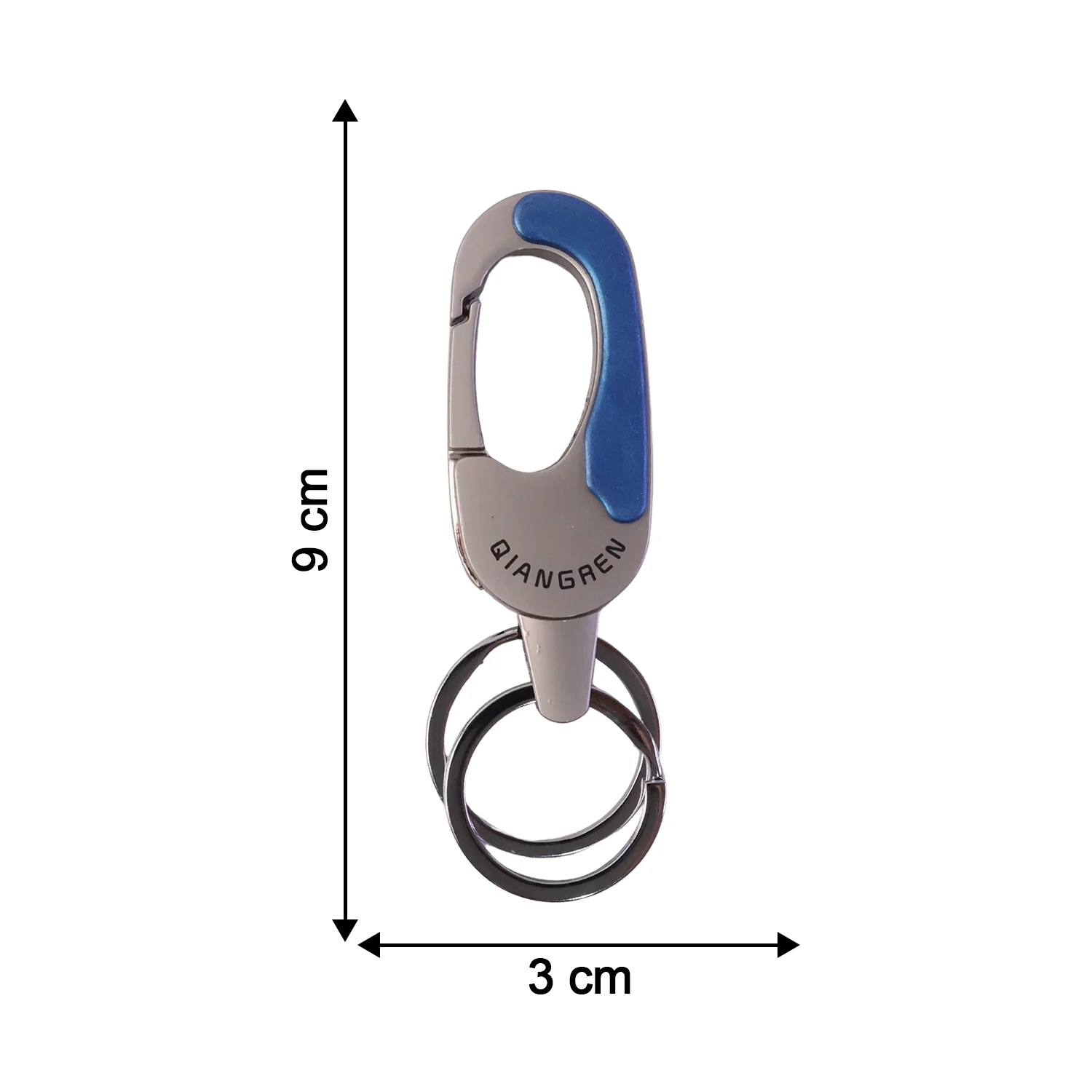 Durable Metal Keychain with Secure Clip (1 Pc) - Image 6
