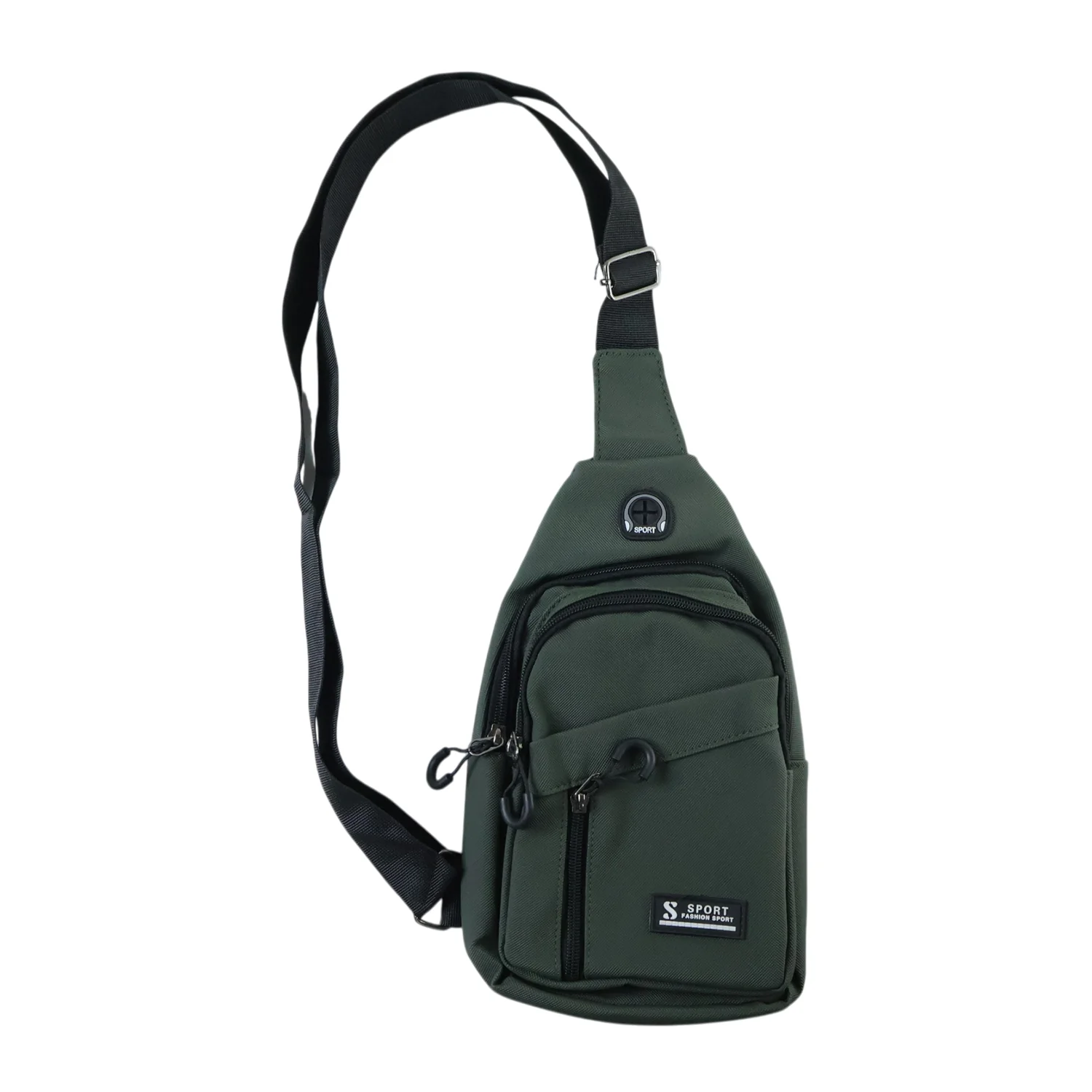 Durable Waist Bag Zipper Crossbody Sling Bag (1 Pc) - Image 4