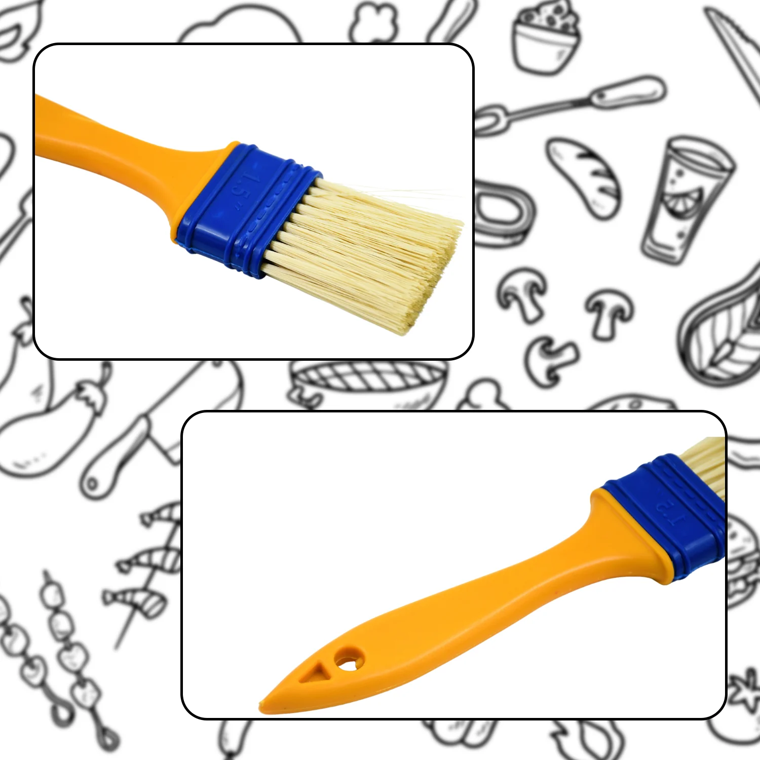 Multifunction Basting Brush – Cooking & Baking Set (2 Pcs) - Image 5
