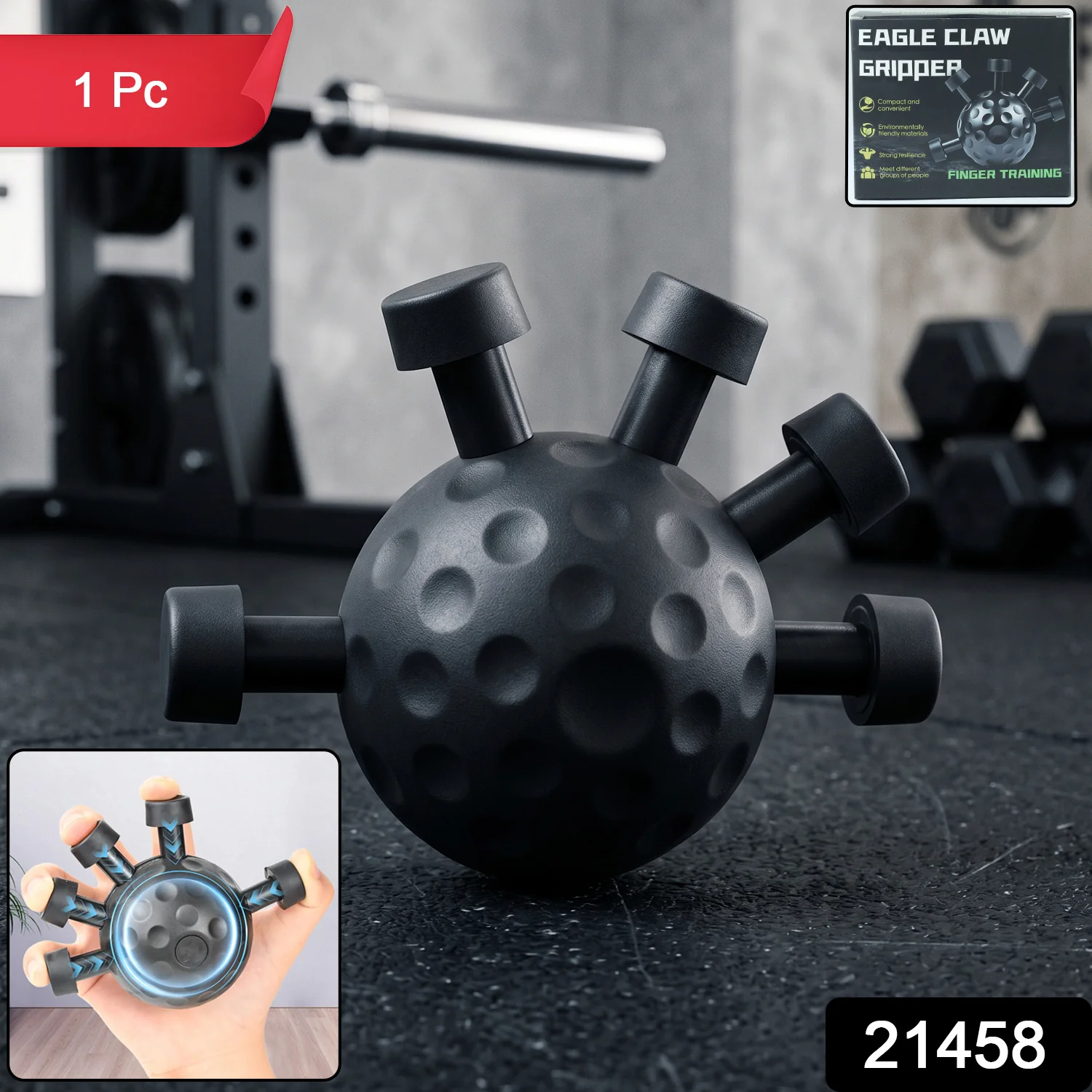 Eagle Claw Finger Gripper Hand Strength Trainer Power Wrist Exerciser (1 Pc) - Image 2