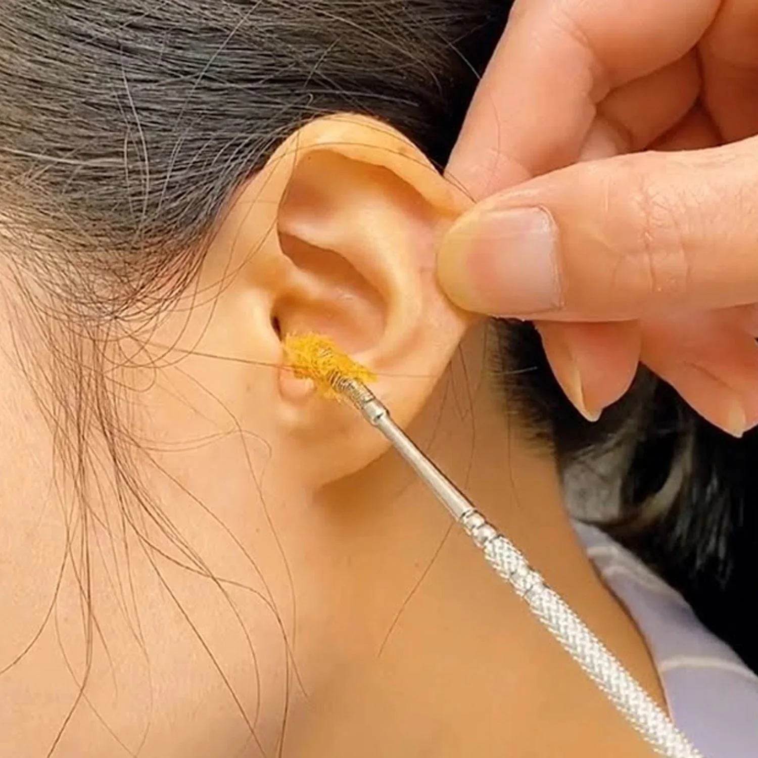 Ear Wax Removal Kit – Portable Ear Cleaning Tool with Keychain Holder (6 Pc) - Image 5