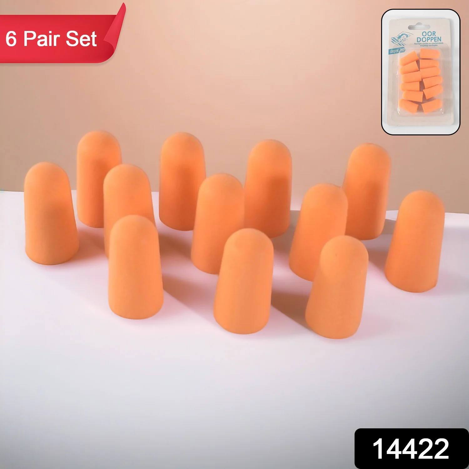 Earplugs Noise Reduction For Noise (6 Pair) - Image 2