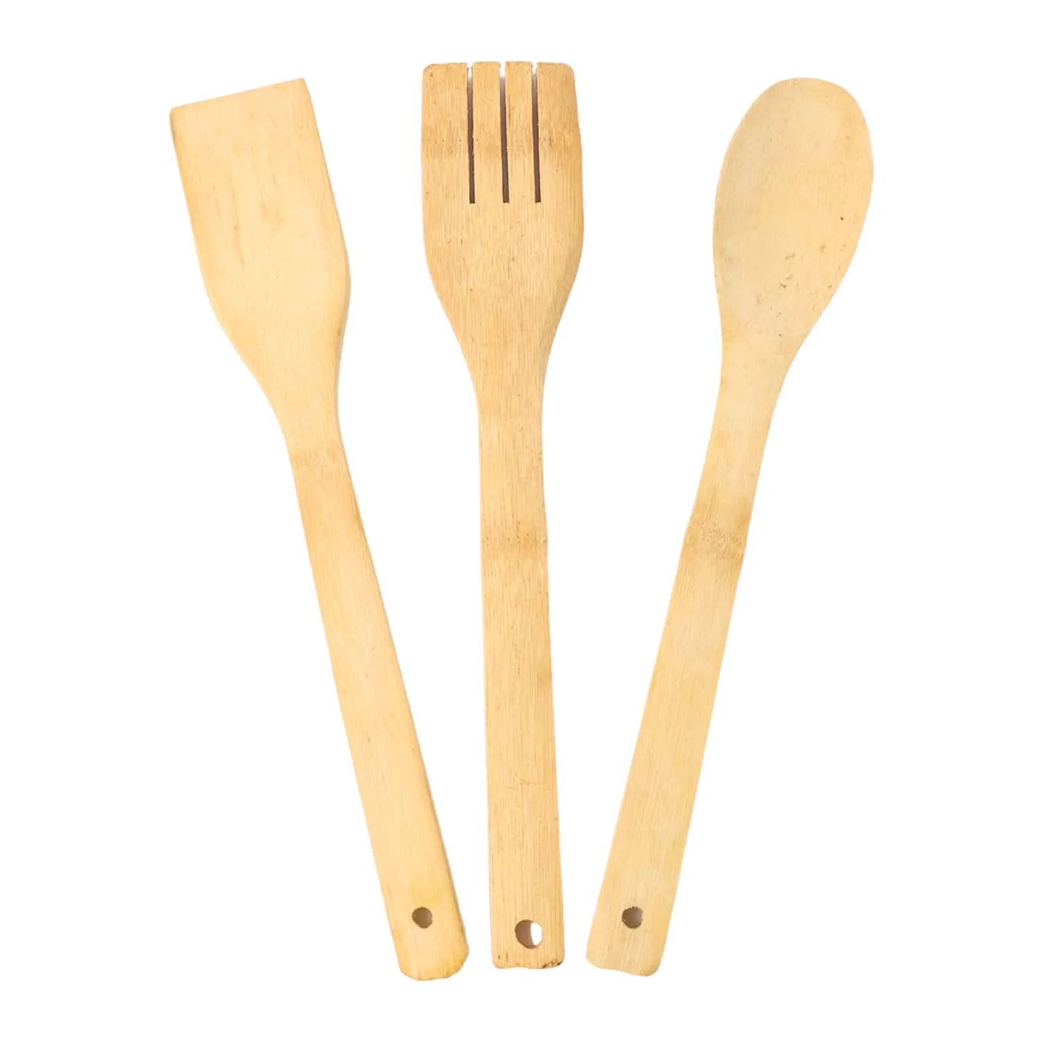 Eco-Friendly Bamboo Spatula Set with Holder (4 Pc) - Image 5