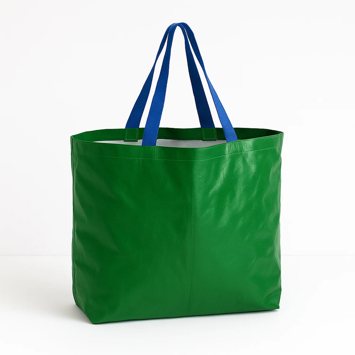 Plastic Eco-Friendly Large Shopping Tote Bag 62x44cm (Mixcolor & 1 Pc) - Image 5