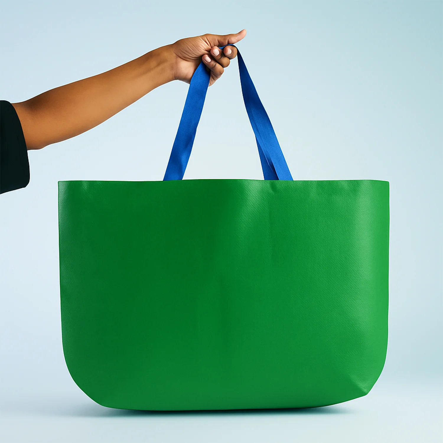 Plastic Eco-Friendly Large Shopping Tote Bag 62x44cm (Mixcolor & 1 Pc) - Image 6