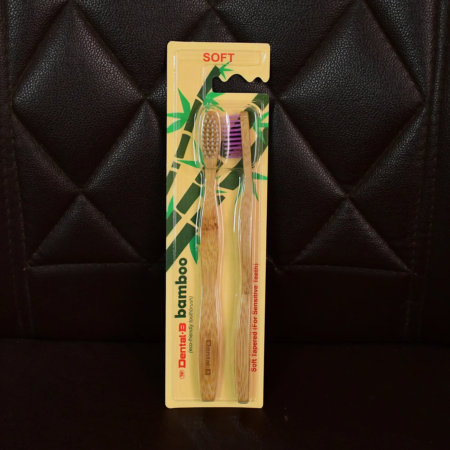 Eco-Friendly Natural Bamboo Toothbrush with Medium Bristles (2 Pc) - Image 7