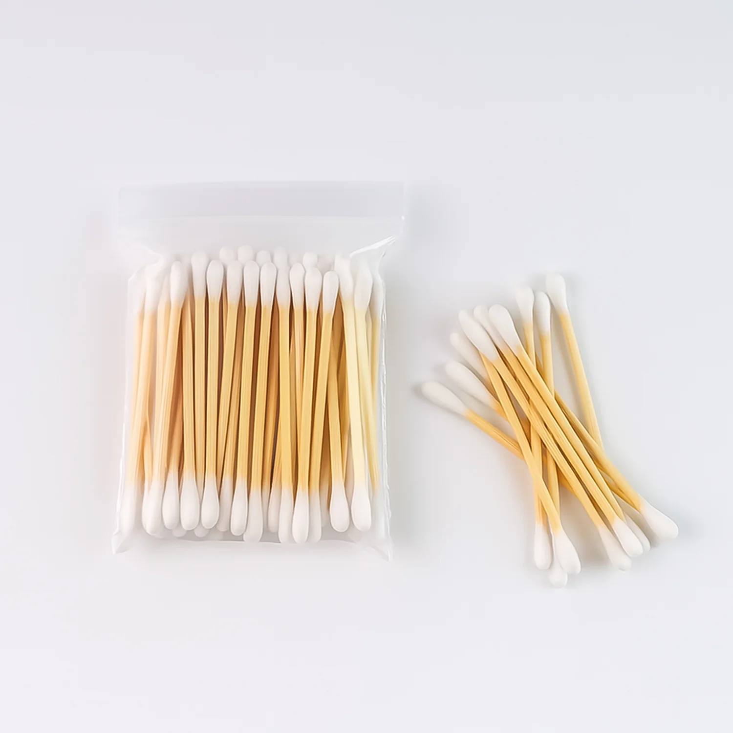 Eco-Friendly Wooden Cotton Ear Buds (1 pkt / 100 Pcs Approx) - Image 5