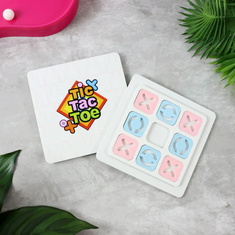 Educational Tic Tac Toe Board Game Kids – Fun Learning Strategy Toy with X & O Pieces - Image 6