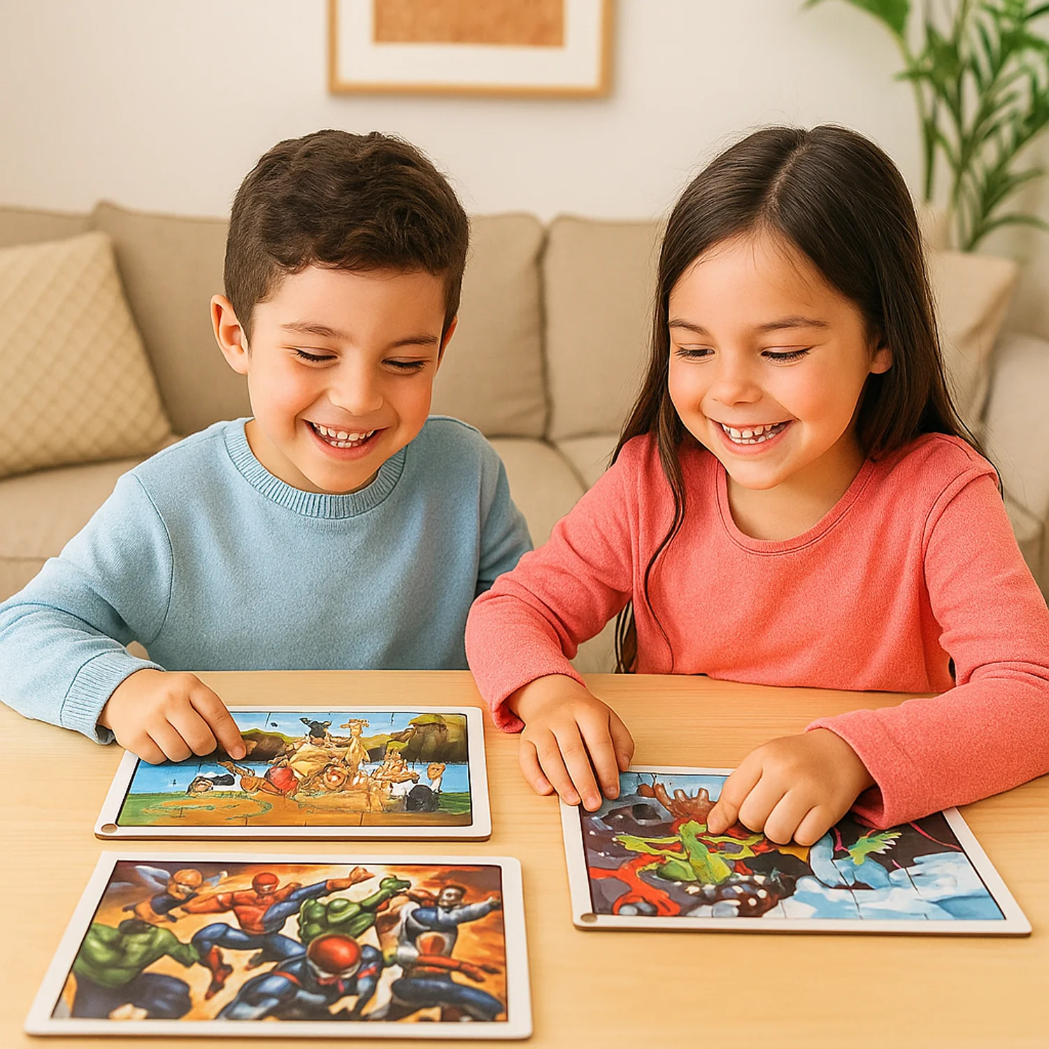 Educational Wooden Jigsaw Puzzle Board - (Mix Design / 1 Pc) - Image 6