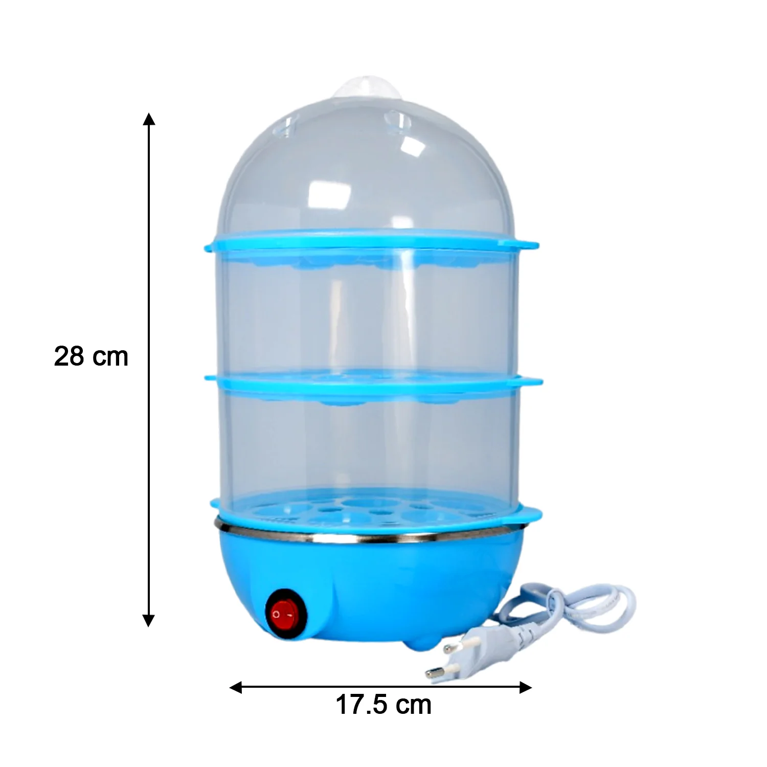 Egg Boiler / Poacher / Cooker / Electric Steamer (3 Layer) - Image 6