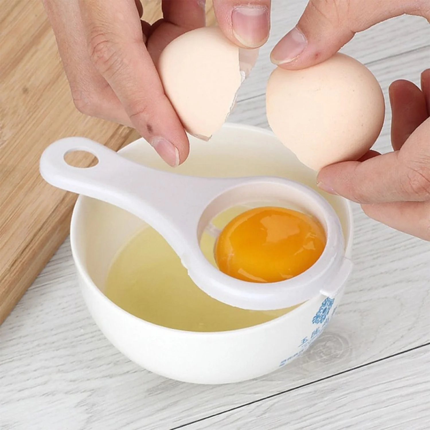 Egg Yolk Separator, Egg White Yolk Filter Separator, Egg Strainer Spoon Filter Egg - Image 7