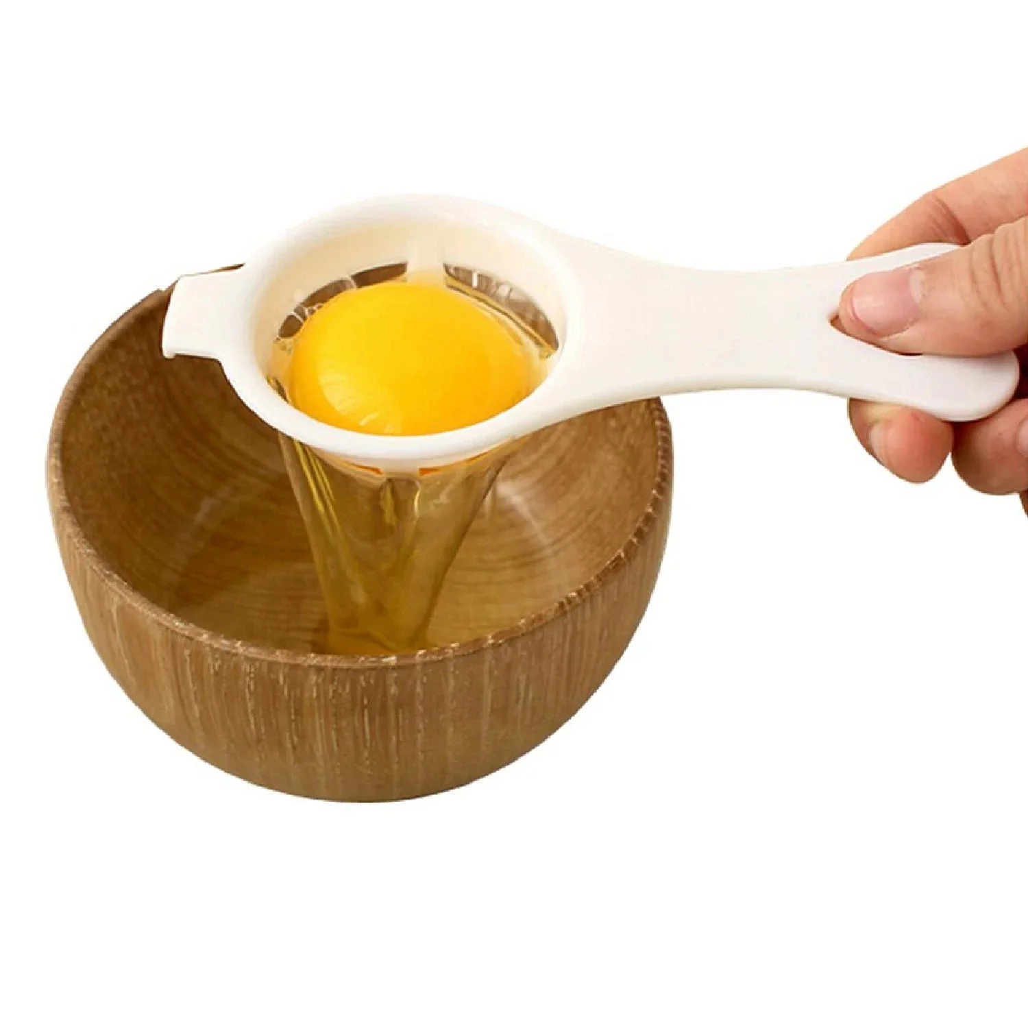 Egg Yolk Separator, Egg White Yolk Filter Separator, Egg Strainer Spoon Filter Egg - Image 9