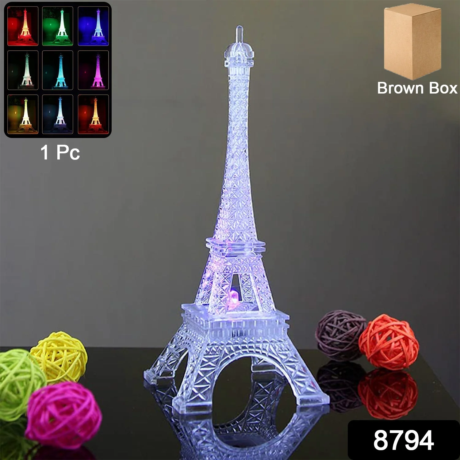 Eiffel Tower LED Decorative Showpiece (1 Pc) - Image 2
