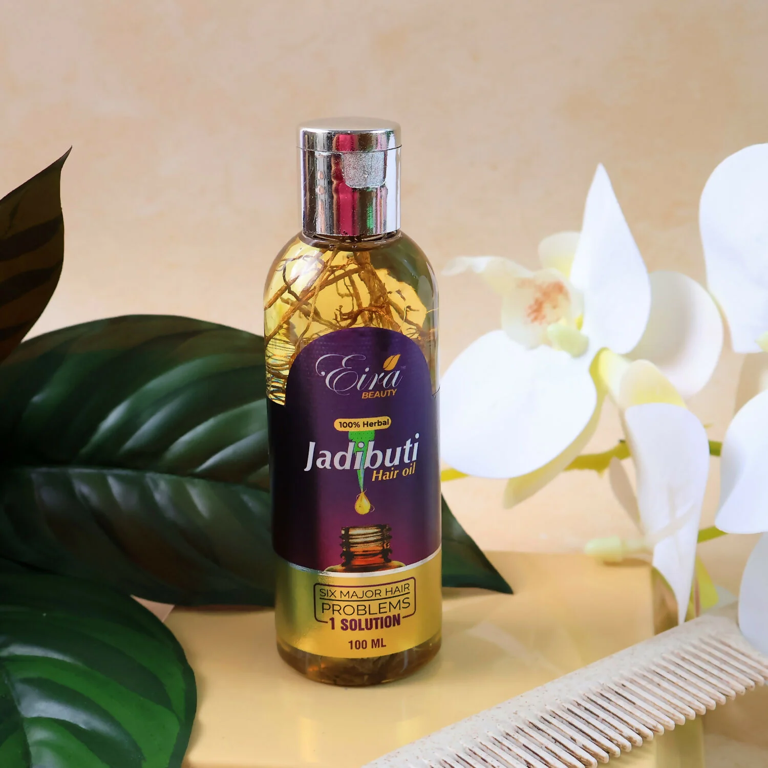 Eyelet Jadibuti Hair Oil – 100ml (100% Herbal, Six Major Hair Problems One Solution) - Image 3
