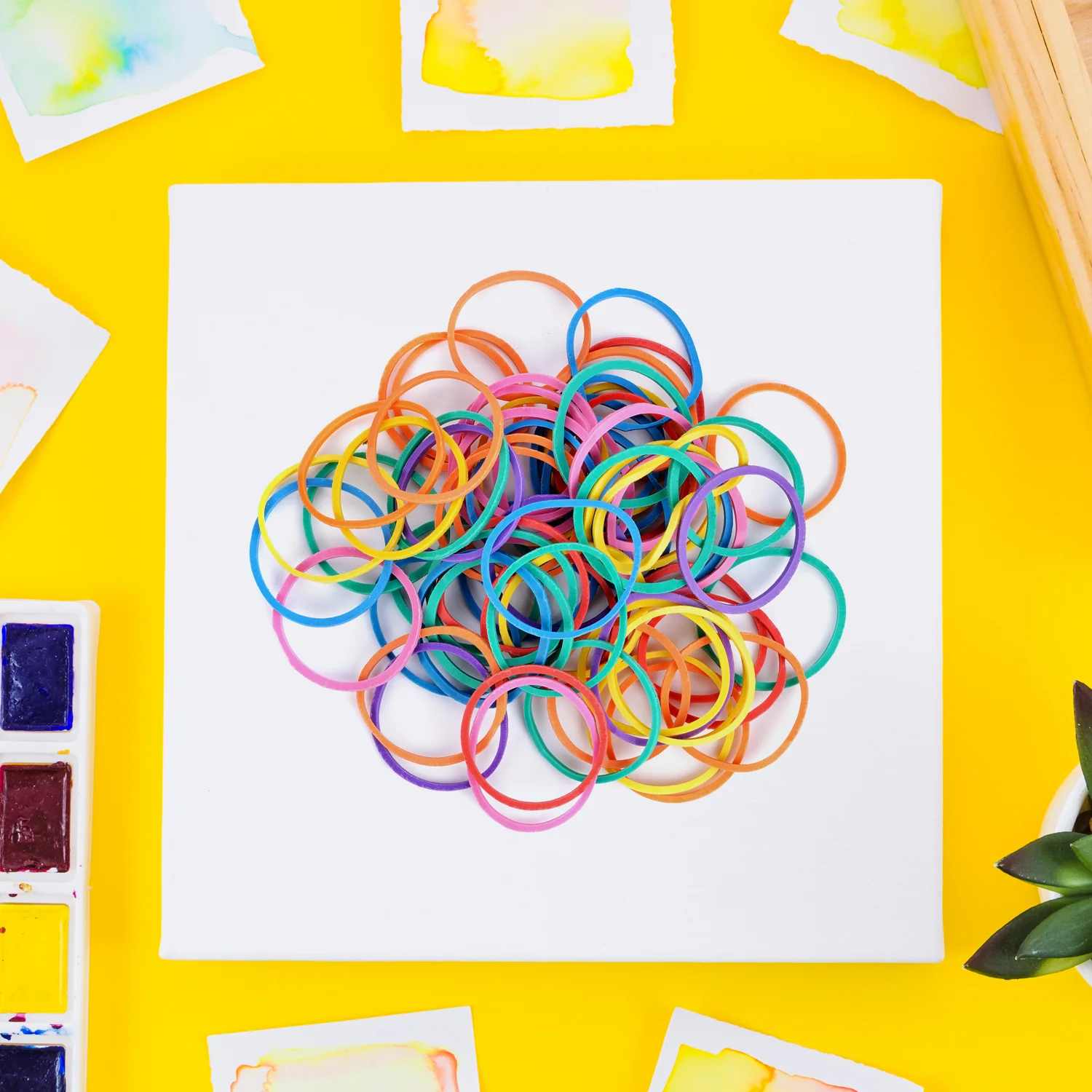 Strong & Reusable Rubber Bands – Multicolor for Office, Home & School Use - Image 5