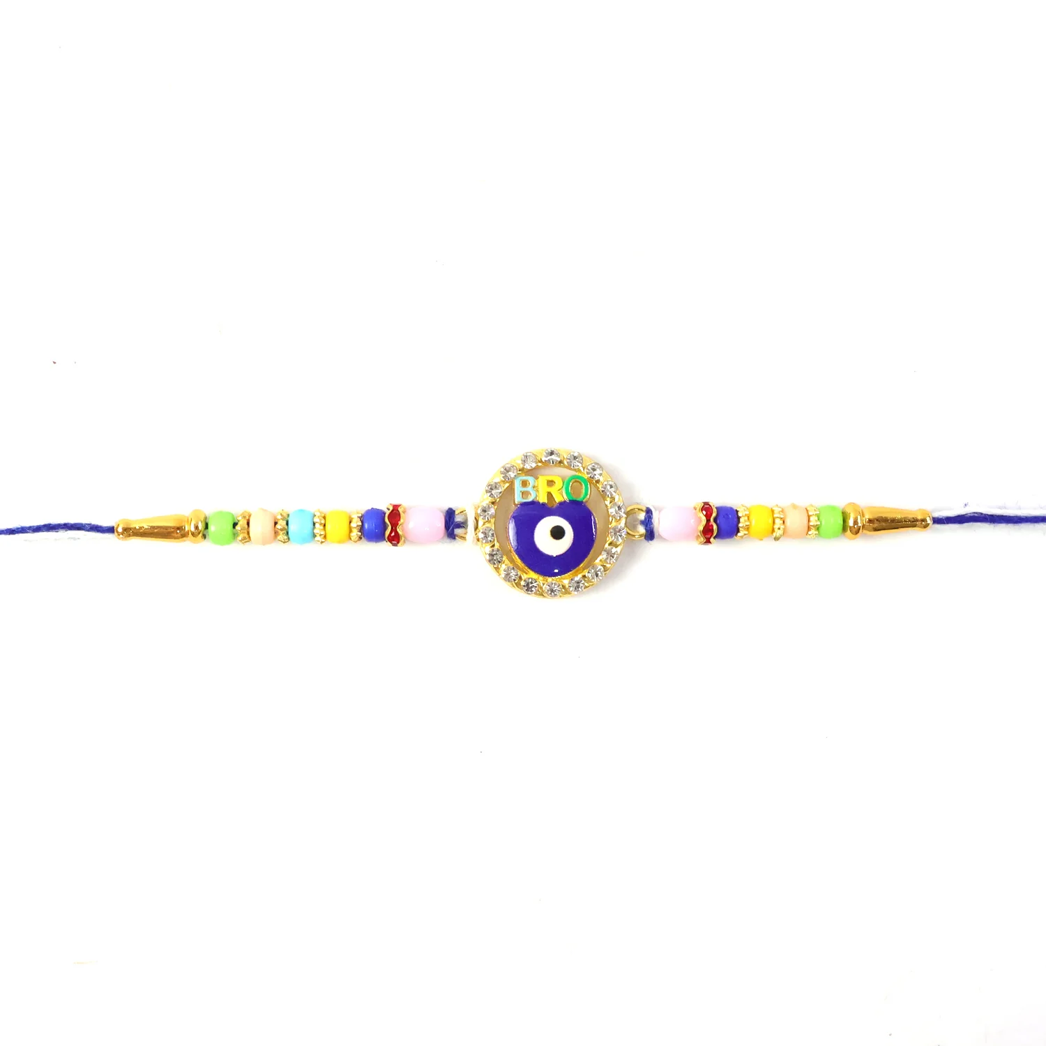 Premium Designer Bro Rakhi with Evil Eye Charm (1 Pc) - Image 6
