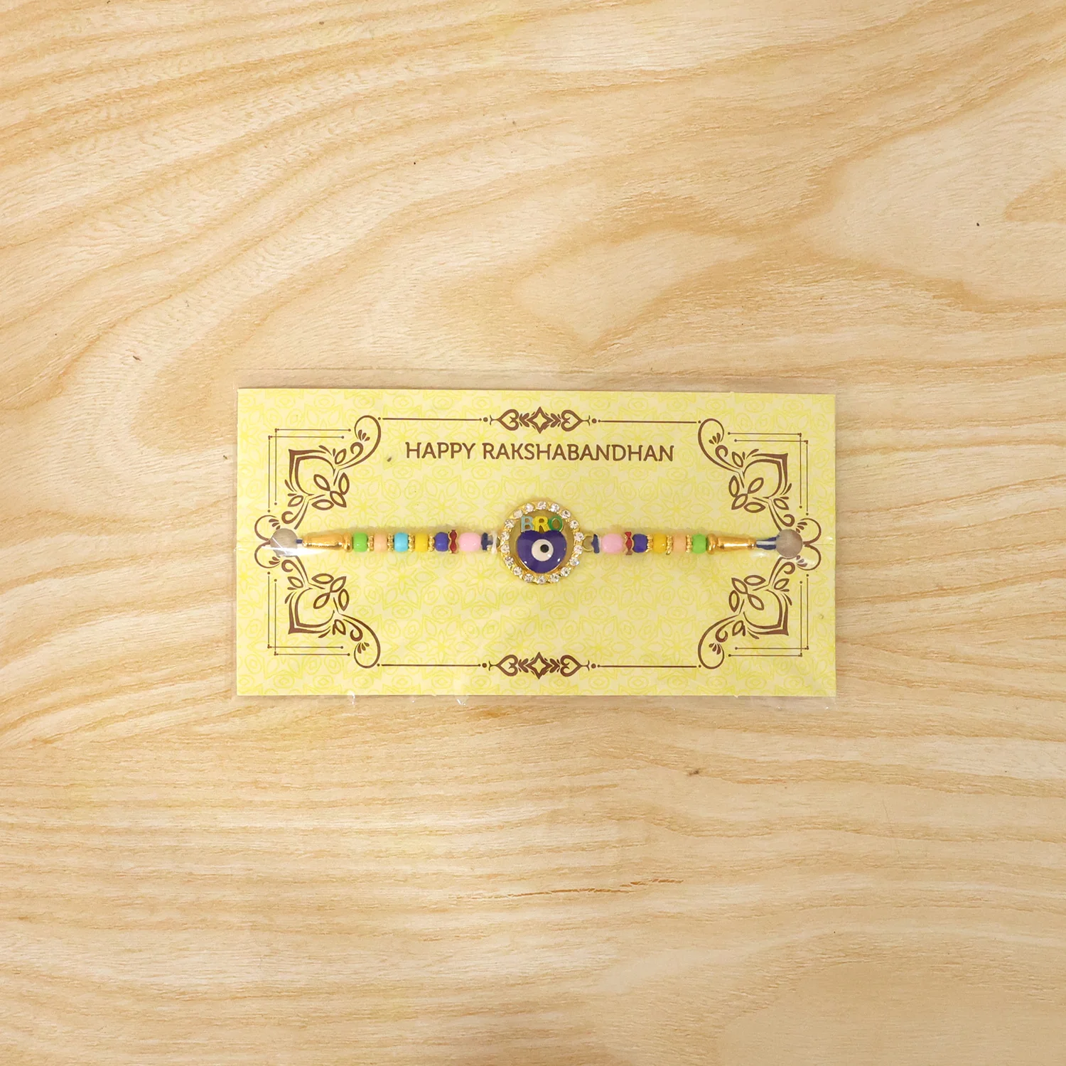 Premium Designer Bro Rakhi with Evil Eye Charm (1 Pc) - Image 8