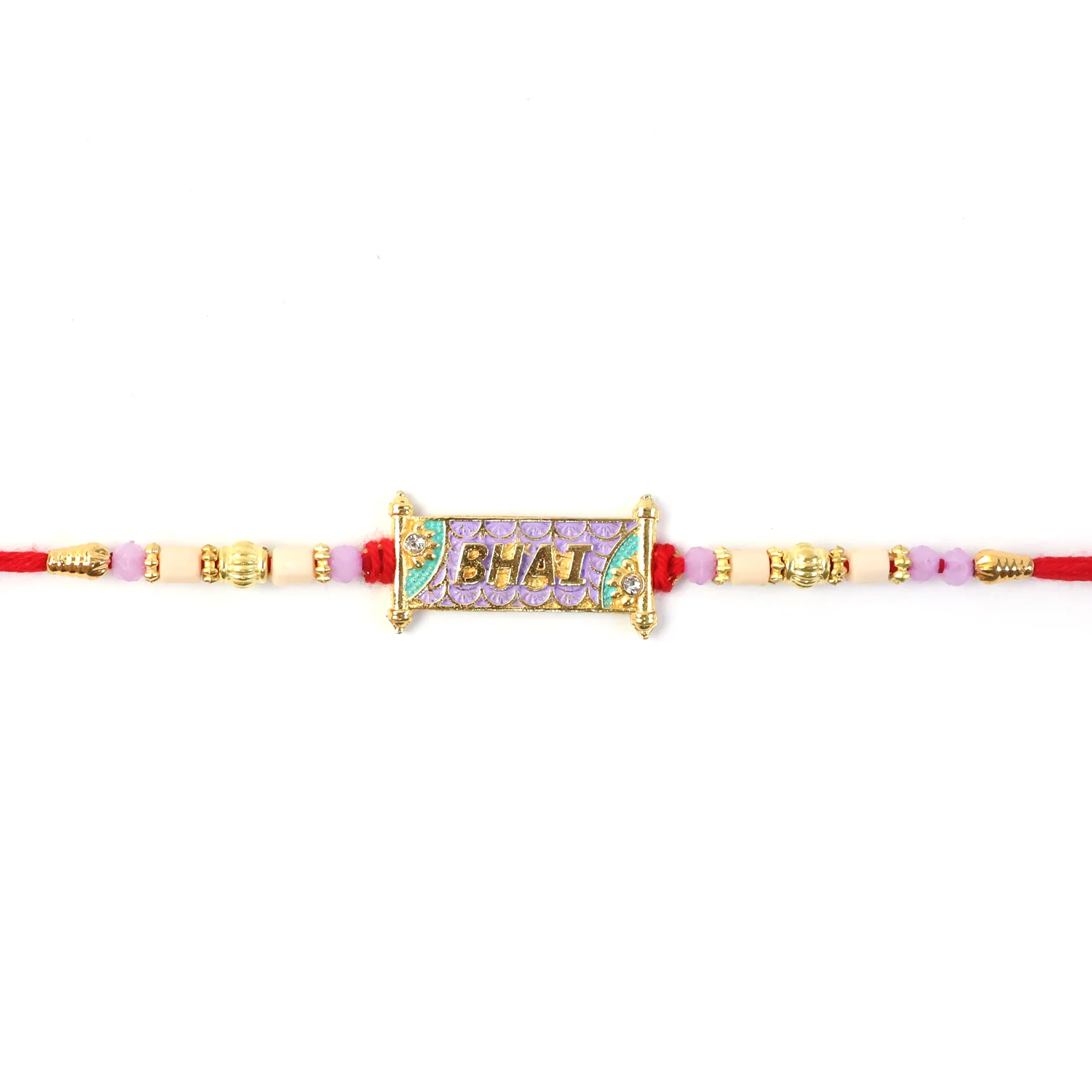 Bhai Rakhi with Colorful Beads and Thread for Raksha Bandhan - Image 5