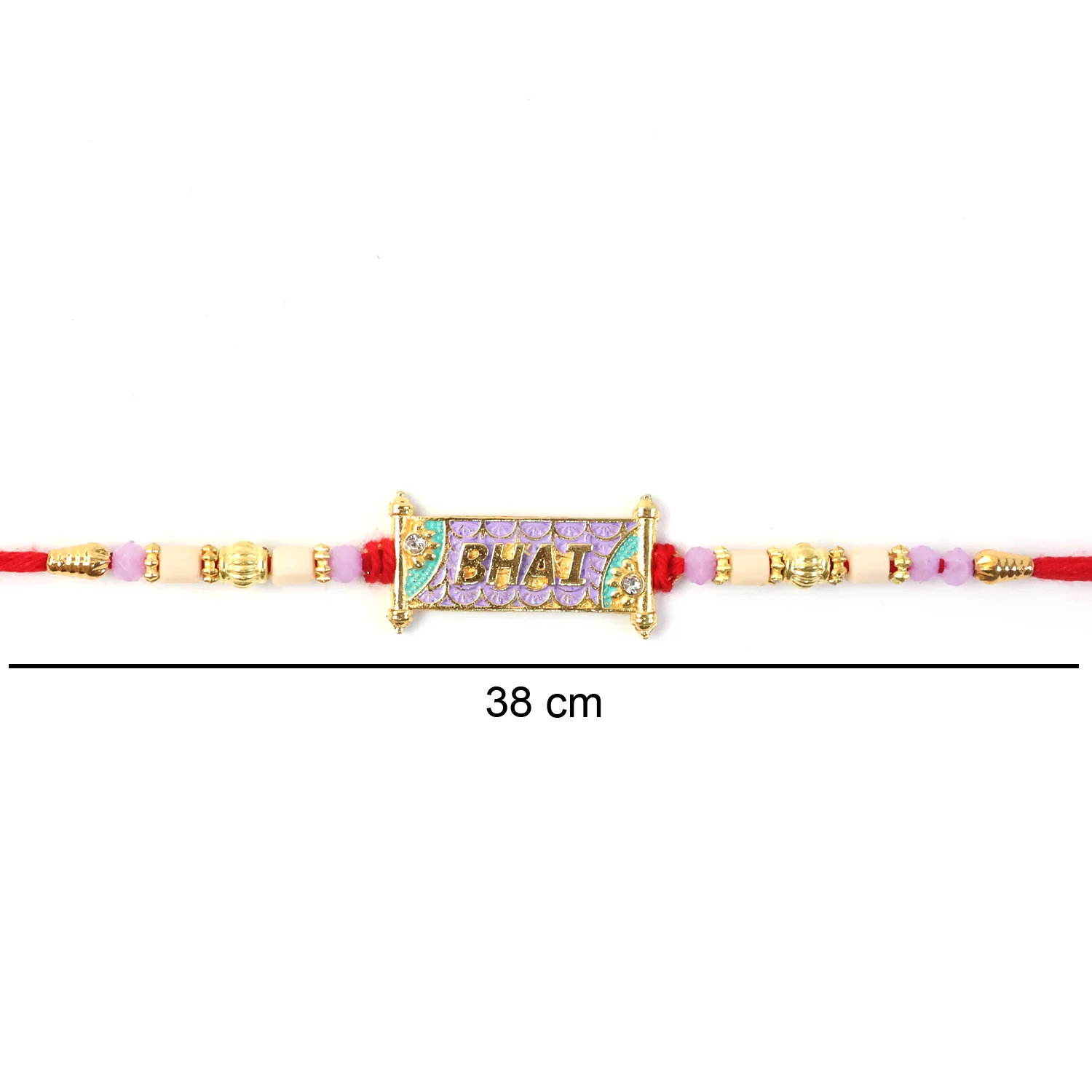 Bhai Rakhi with Colorful Beads and Thread for Raksha Bandhan - Image 6