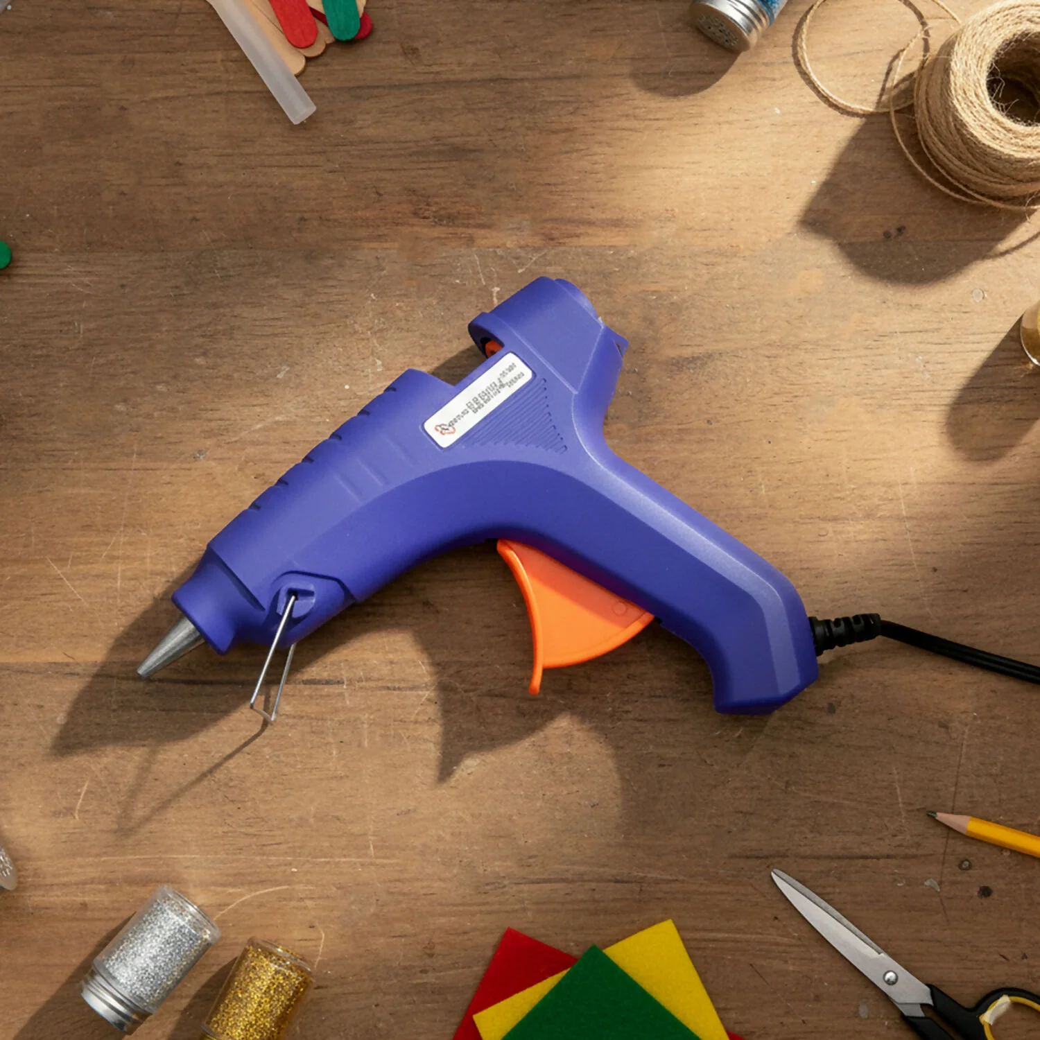 Electric 40W Fast Heating Hot Melt Glue Gun for DIY Crafts, Repairs, Paper, Plastic & Accessories - Image 3