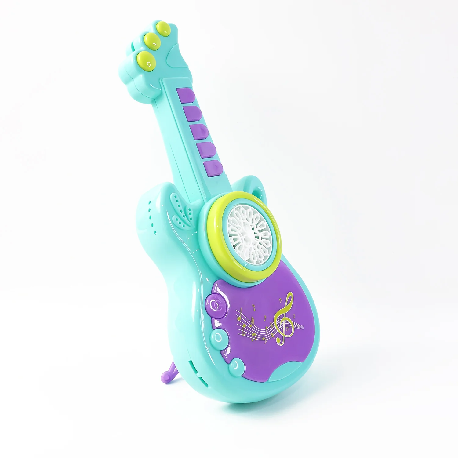 Electric Automatic Guitar-Shaped Bubble Machine set - Image 5