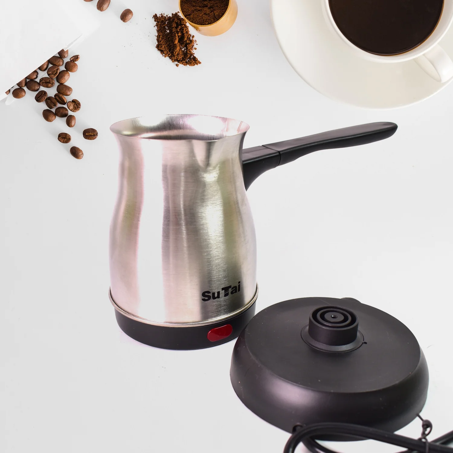 Coffee Pot, Coffee Maker, 800ml Even Heating Tea Maker Kettle (1 Pc) - Image 3