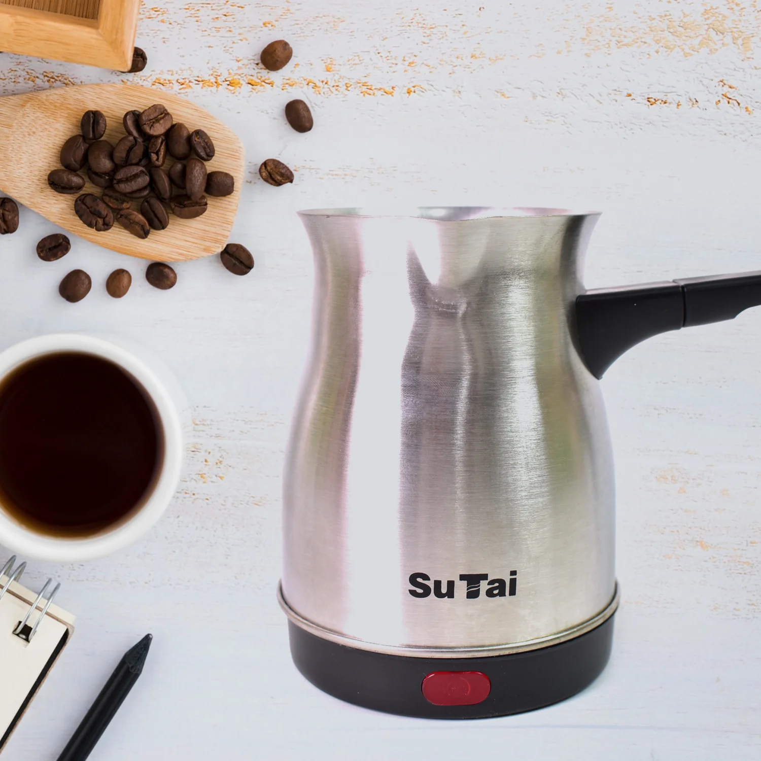 Coffee Pot, Coffee Maker, 800ml Even Heating Tea Maker Kettle (1 Pc) - Image 4