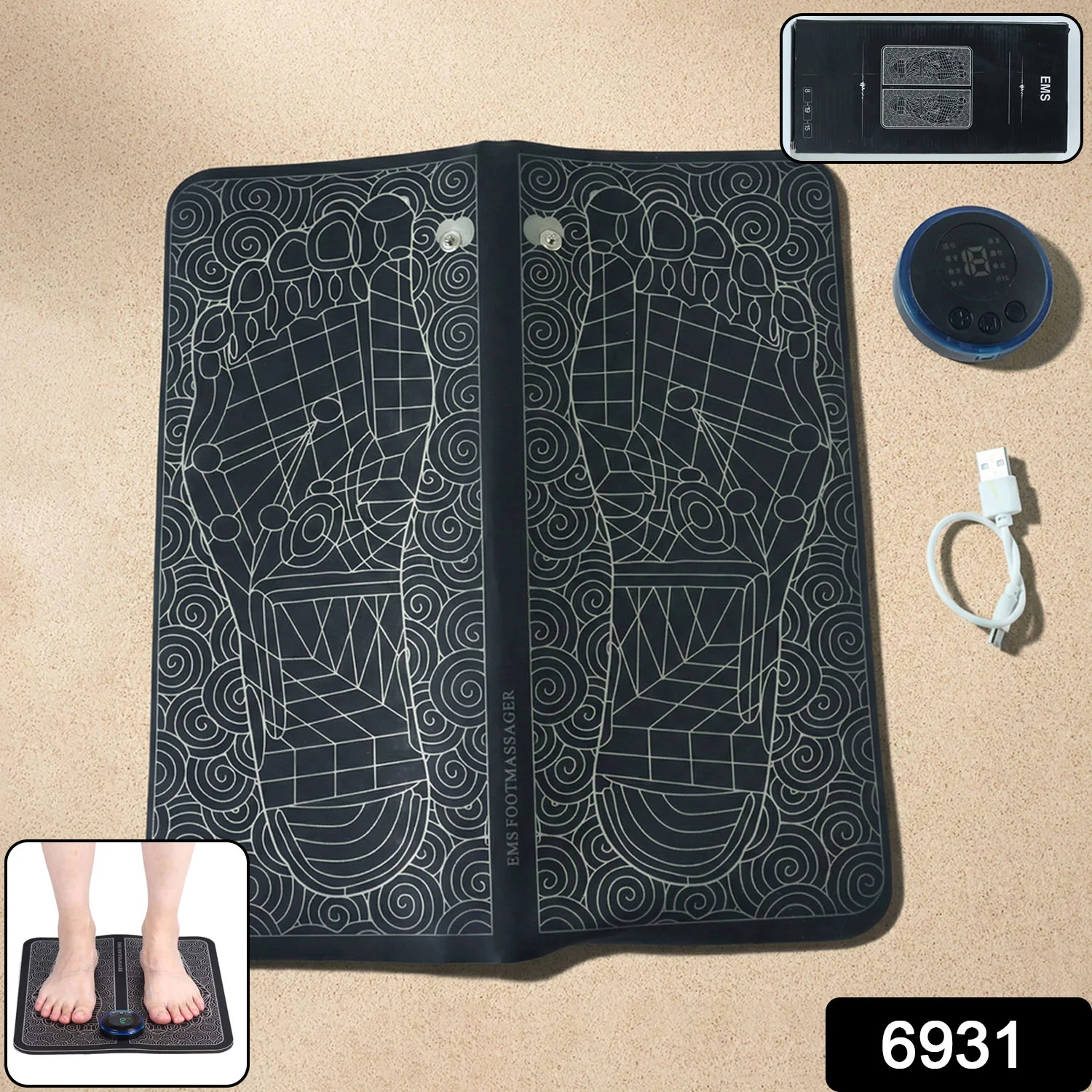 Electric EMS Foot Massage Therapy Mat (1 Pc) - Image 2