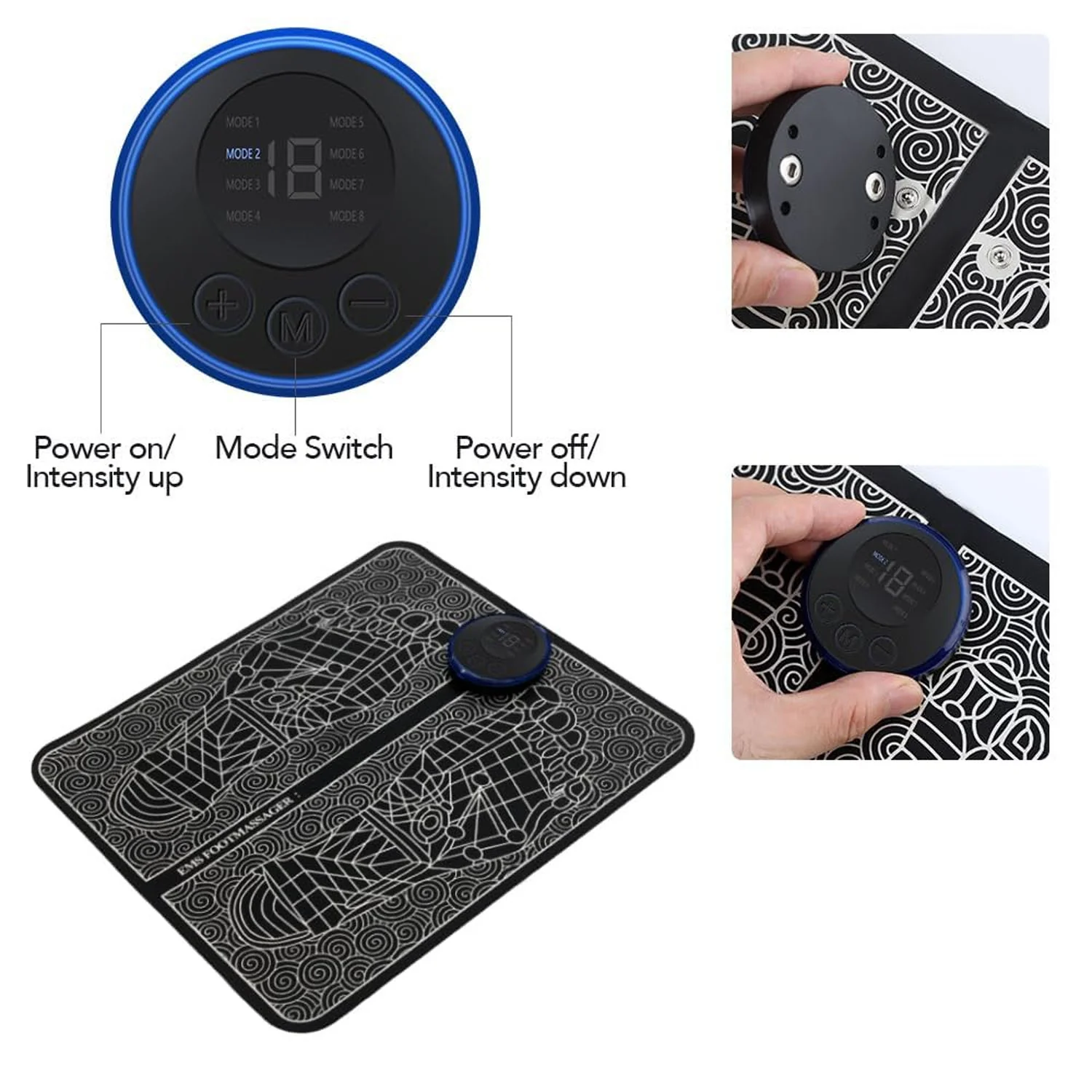 Electric EMS Foot Massage Therapy Mat (1 Pc) - Image 4