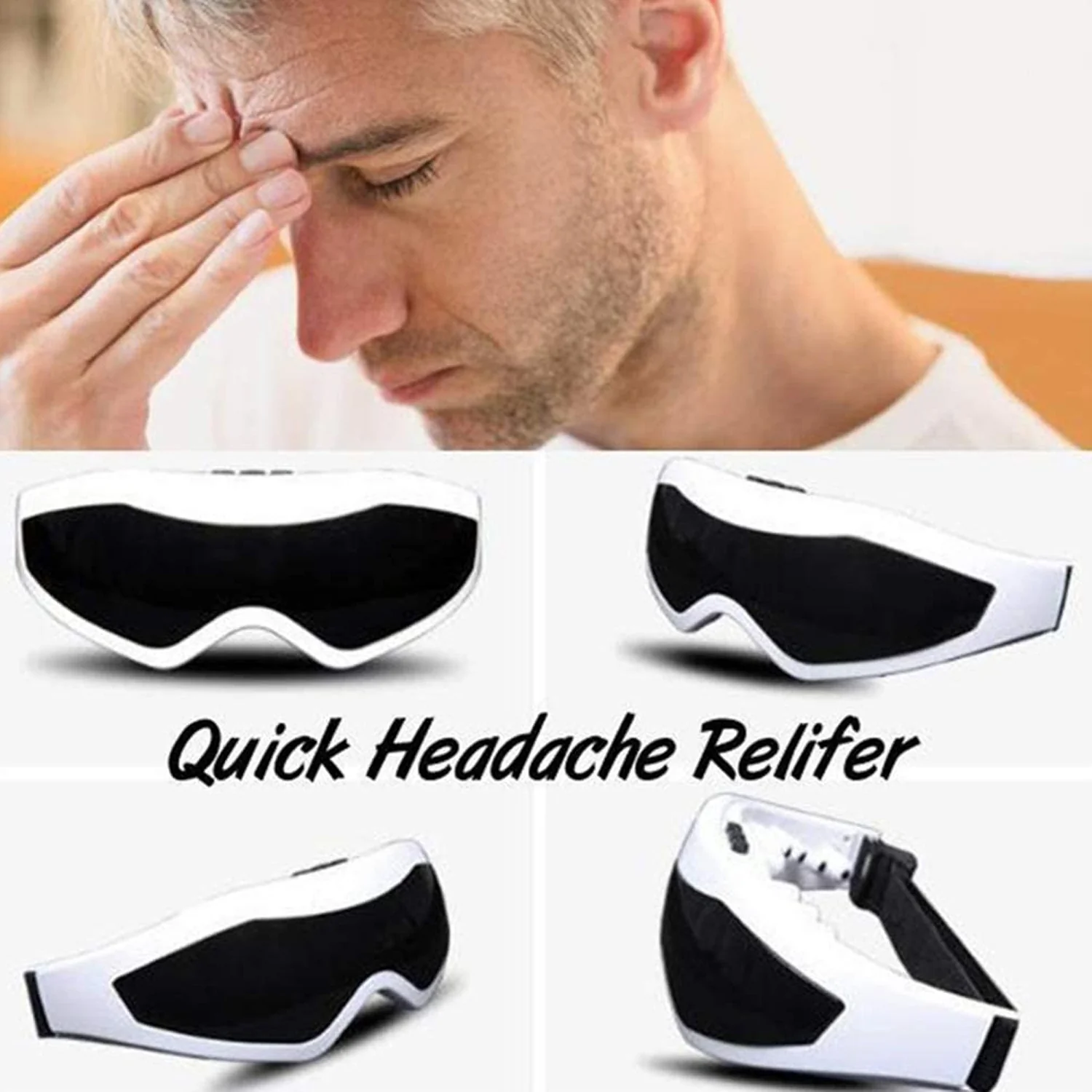 Electric Eye Massager with Heat, Vibration & Air Pressure (1 Pc) - Image 4