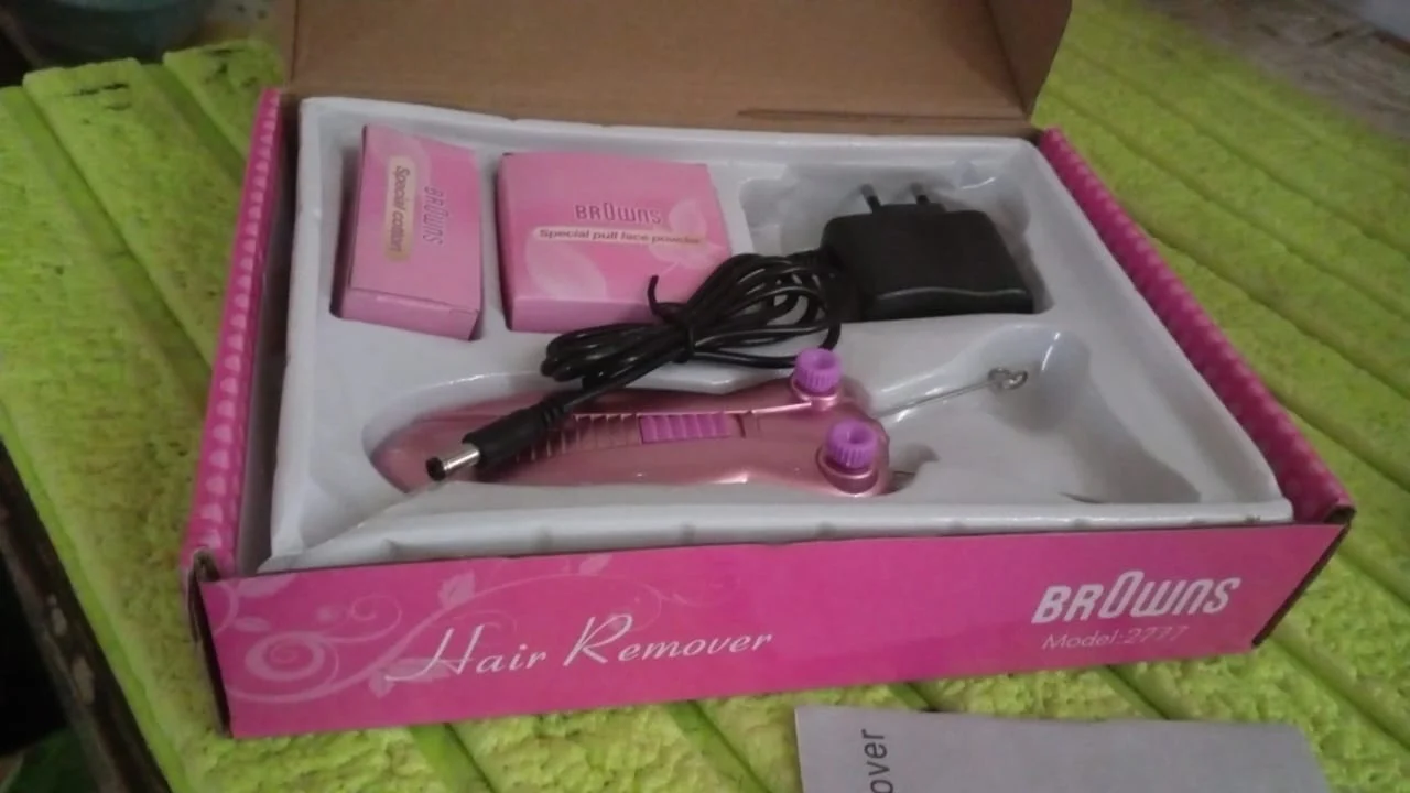 Electric Facial Hair Remover Machine (1 Set) - Image 12