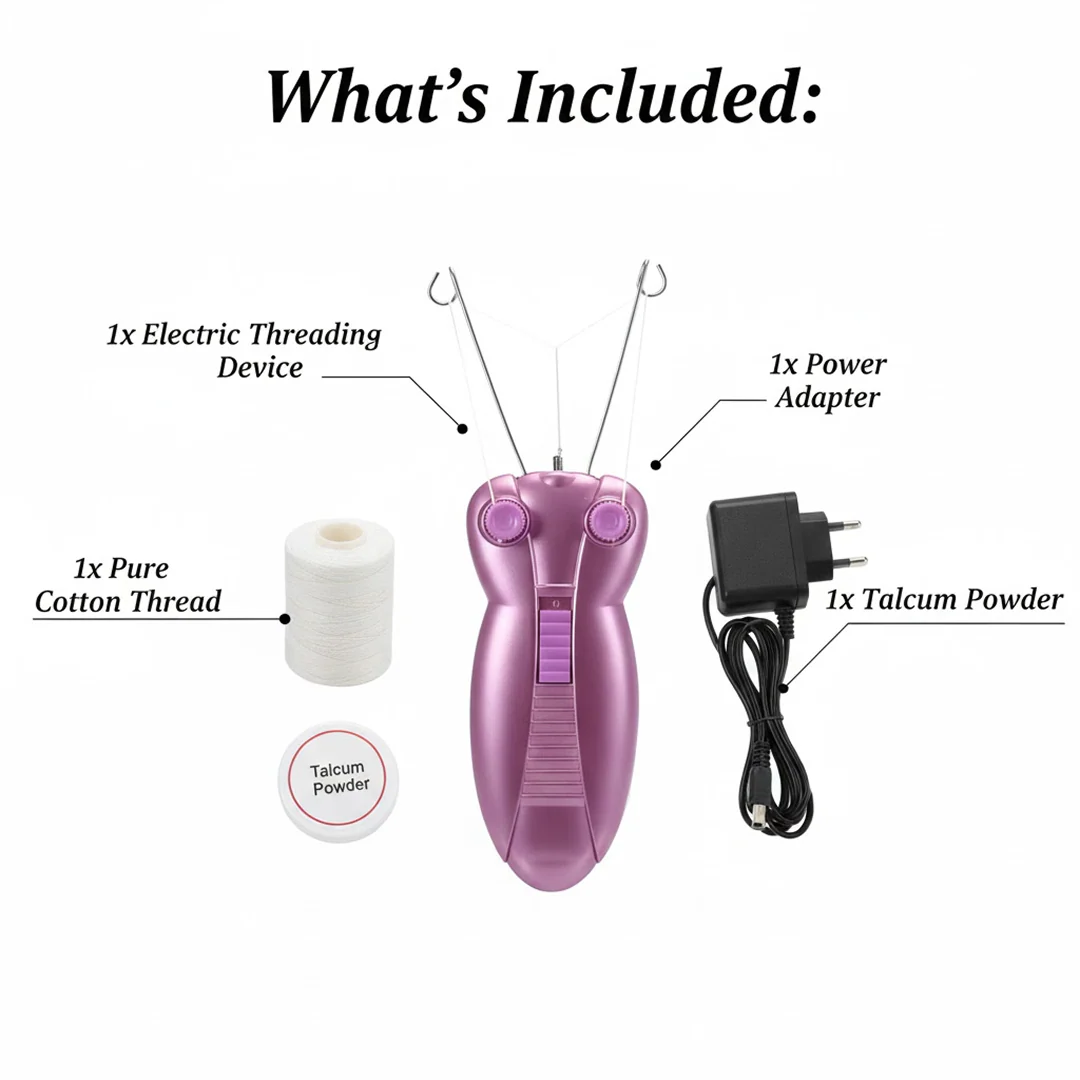 Electric Facial Hair Remover Machine (1 Set) - Image 5