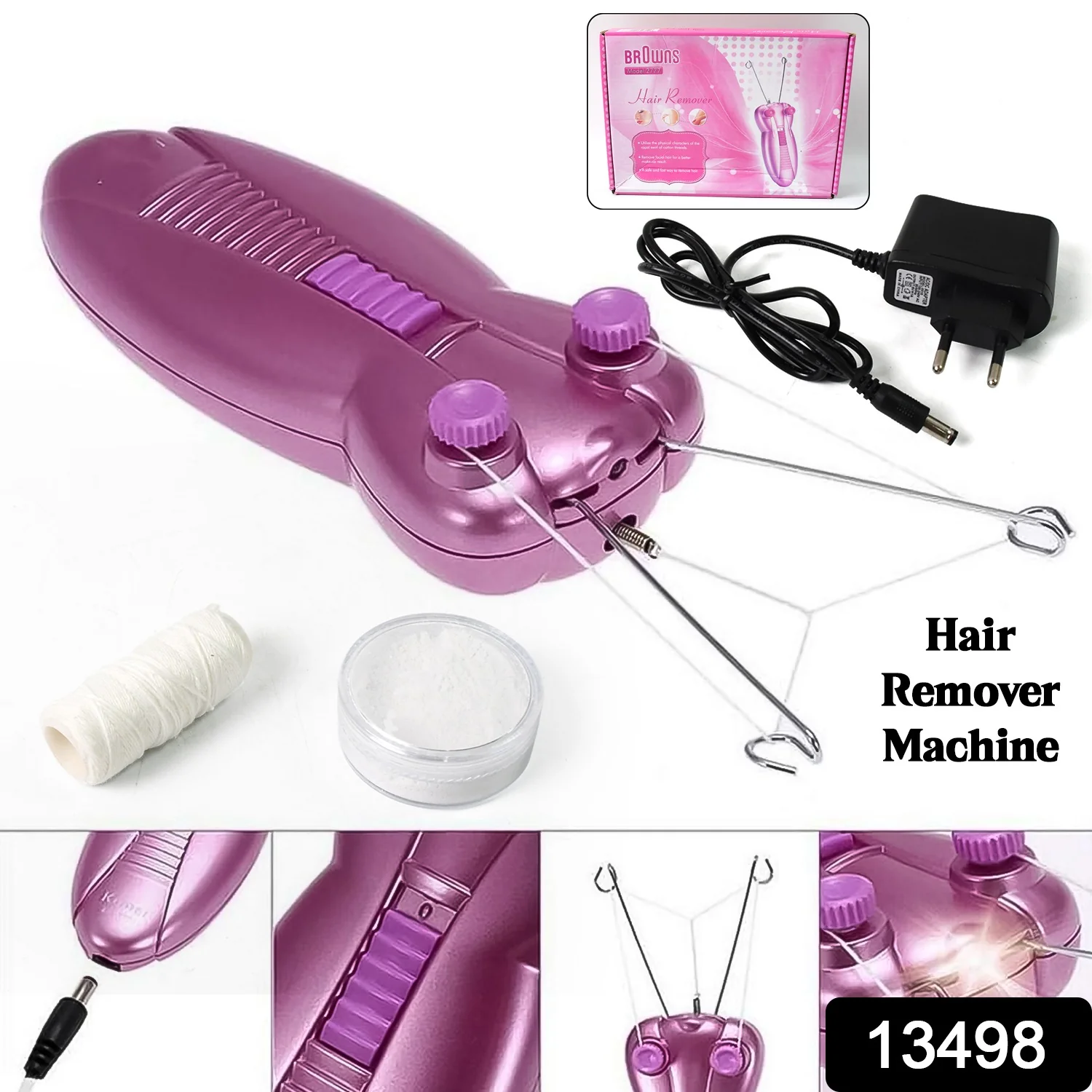Electric Facial Hair Remover Machine (1 Set) - Image 8