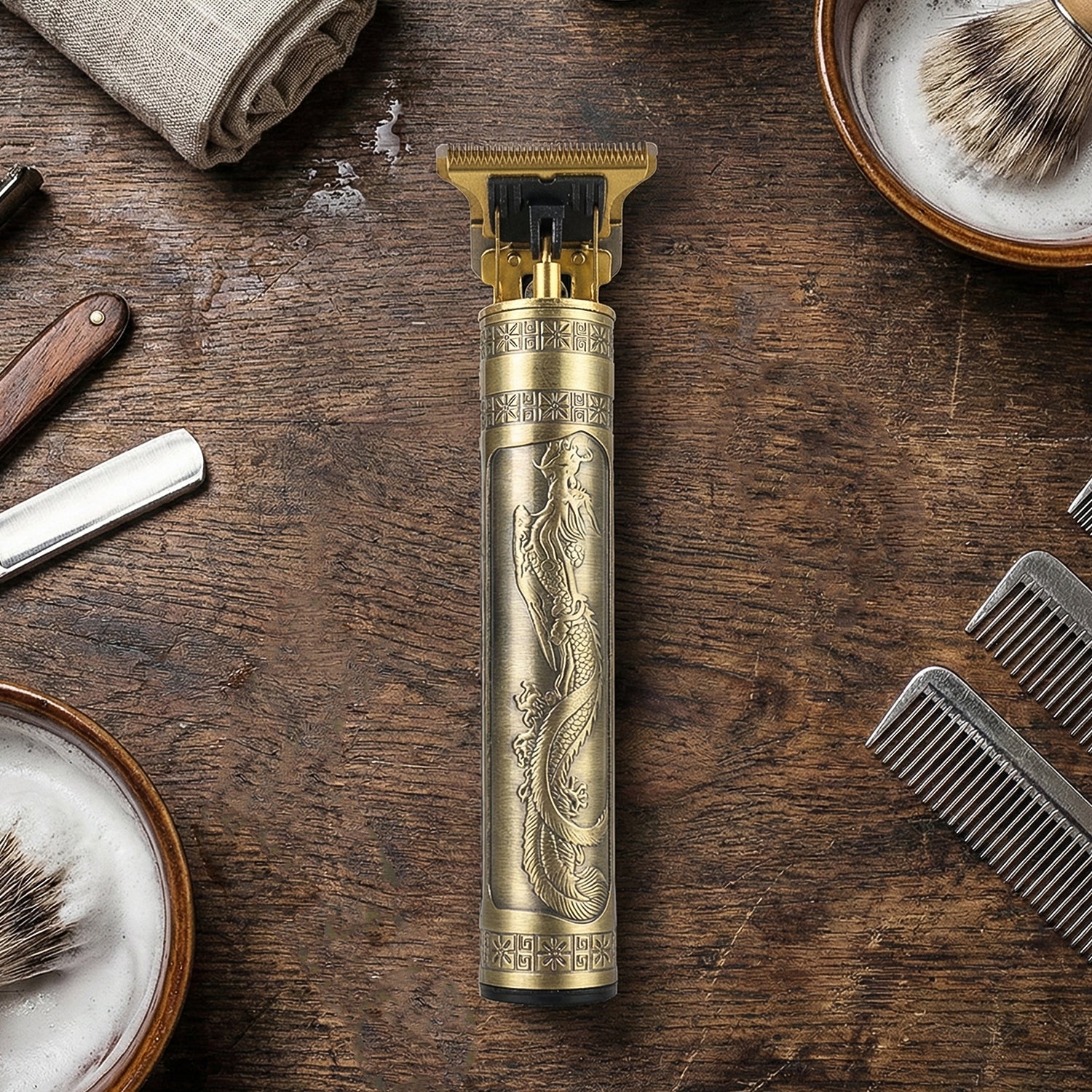 Electric Hair Trimmer with Precision Blade and Multiple Comb Attachments - Image 8