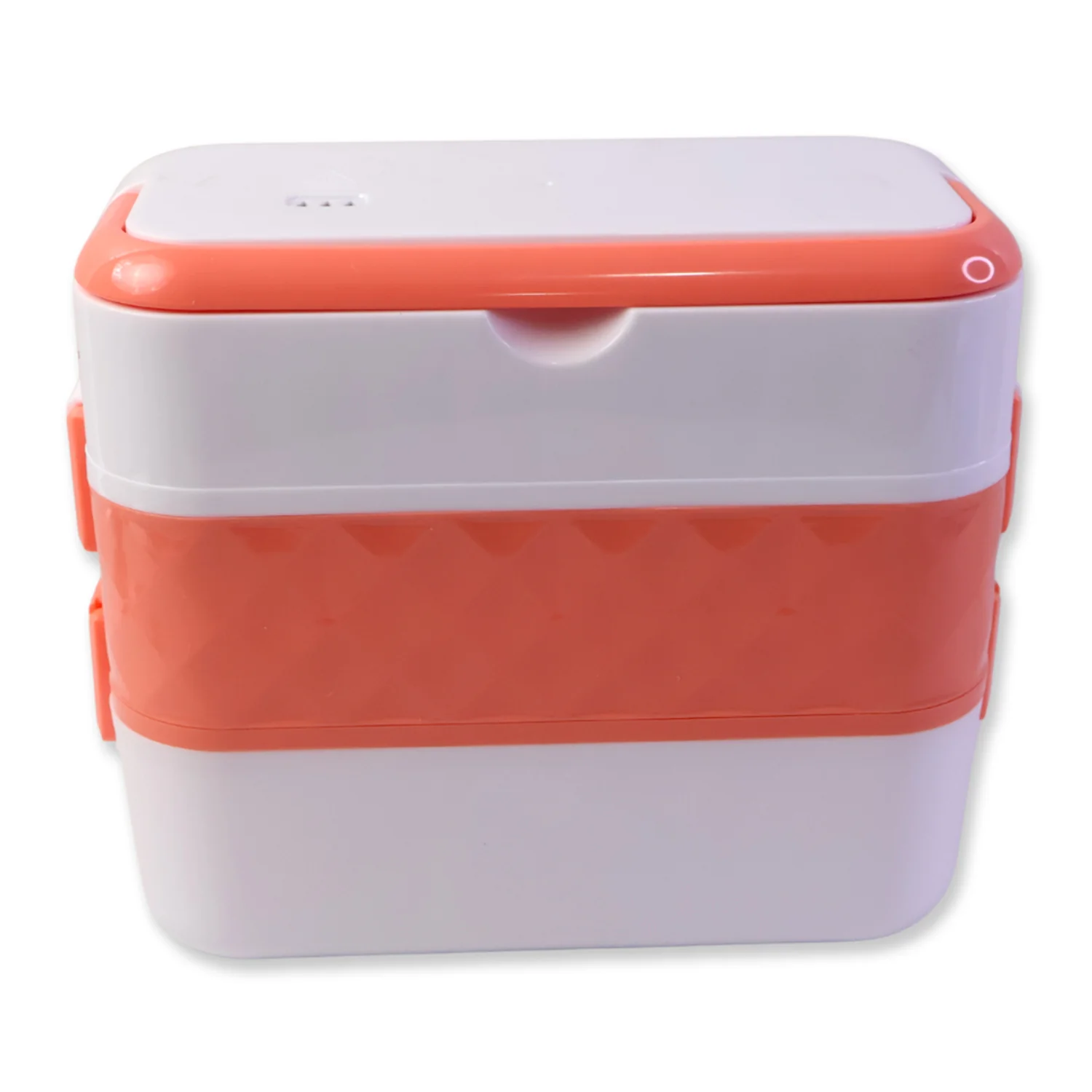 Electric Heated Lunch Box with Stainless Steel Inner Containers (1 Set) - Image 5