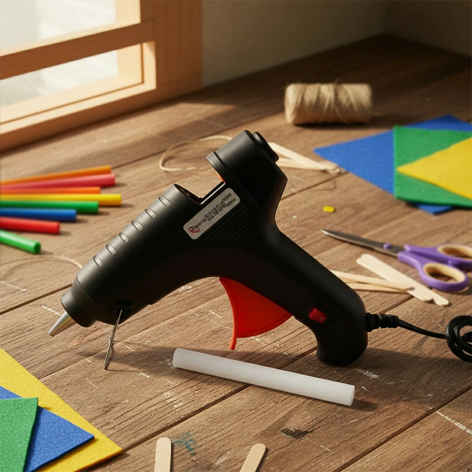 Electric Hot Melt Glue Gun for Craft, DIY Repair, Home, Office Multi-Purpose Use (60W) - Image 4