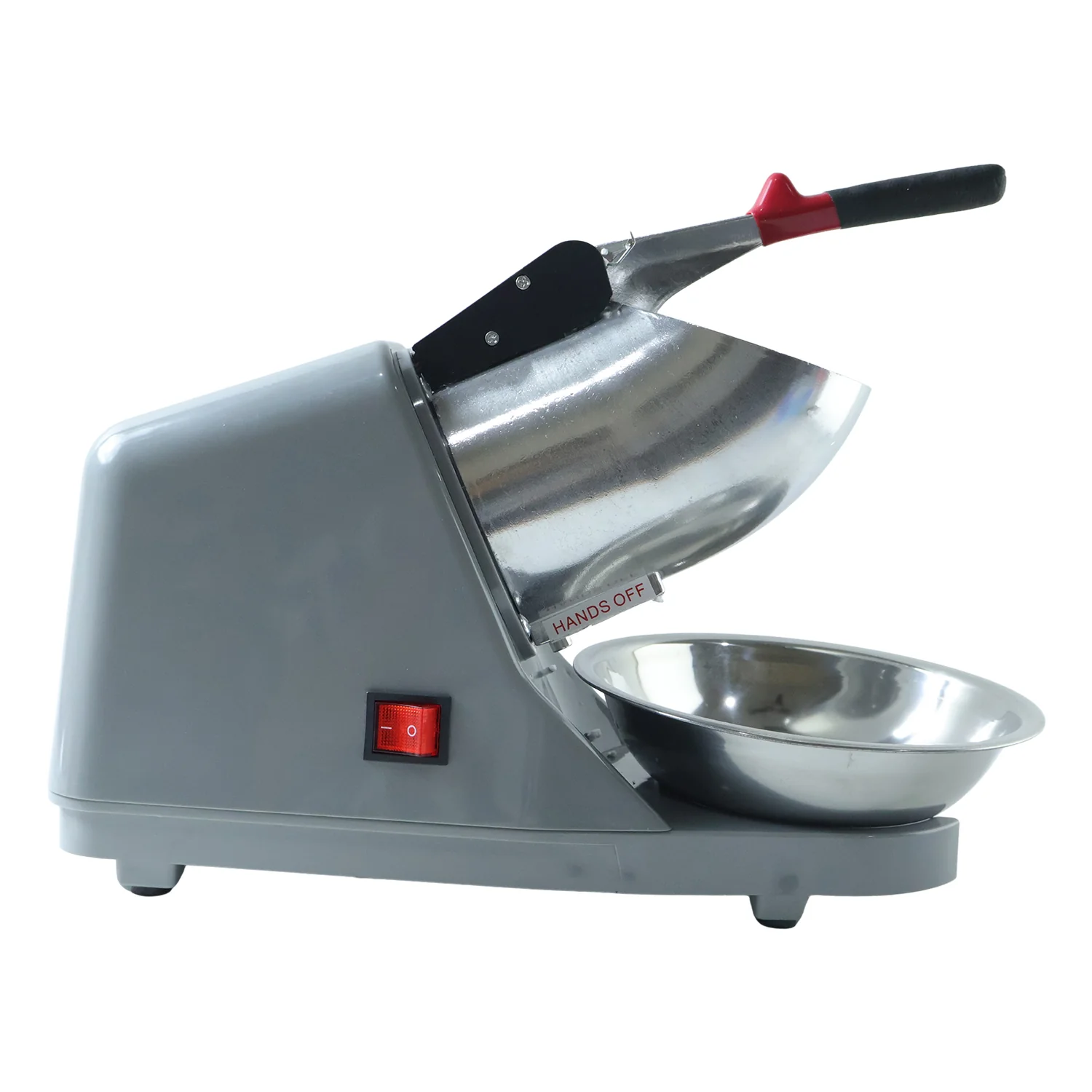 Electric Ice Crushing Machine with Stainless Steel Bowl 1 Set - Image 4