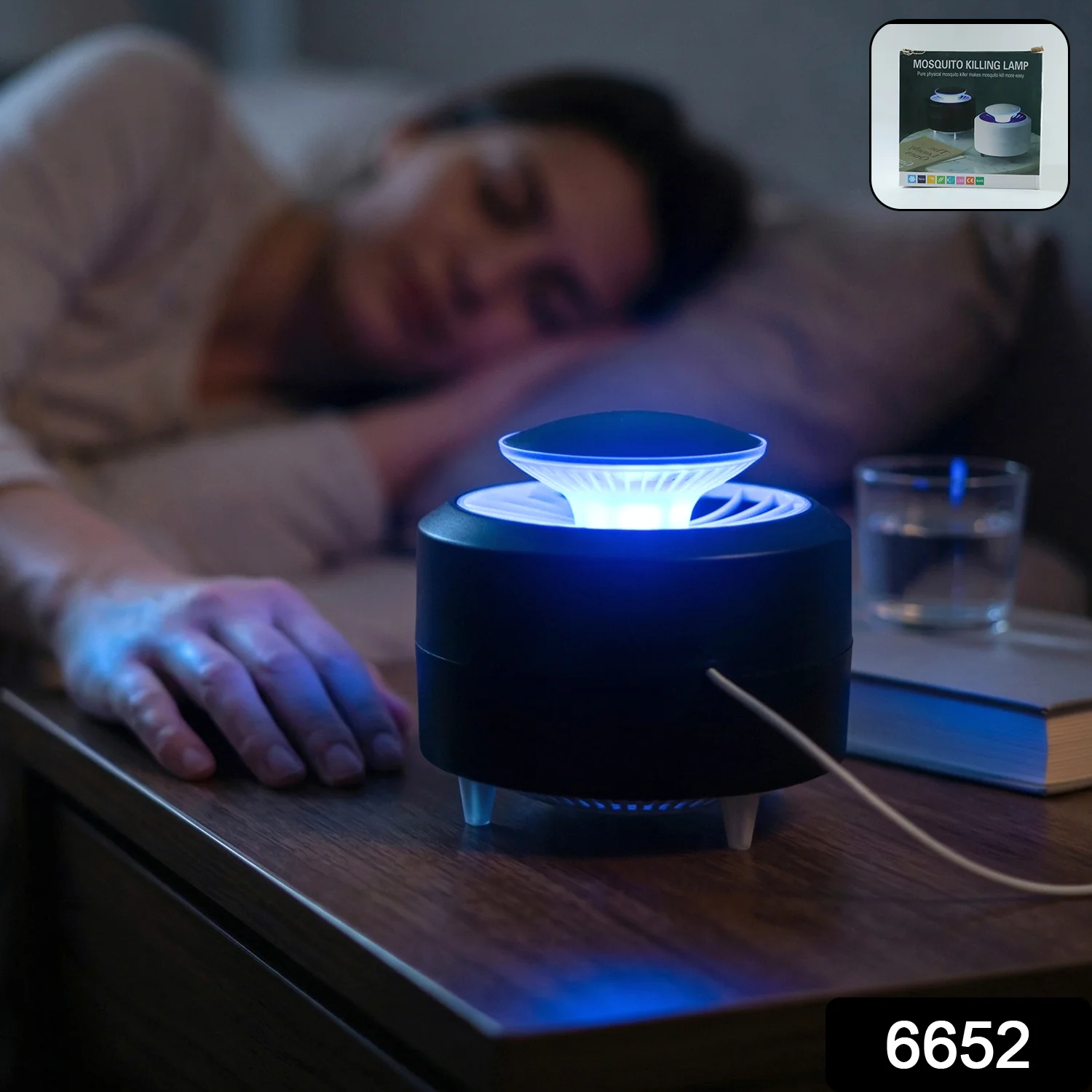 Electric Mosquito Killer Lamp USB Powered Mosquito Trap Night Lamp (1 Pc) - Image 2
