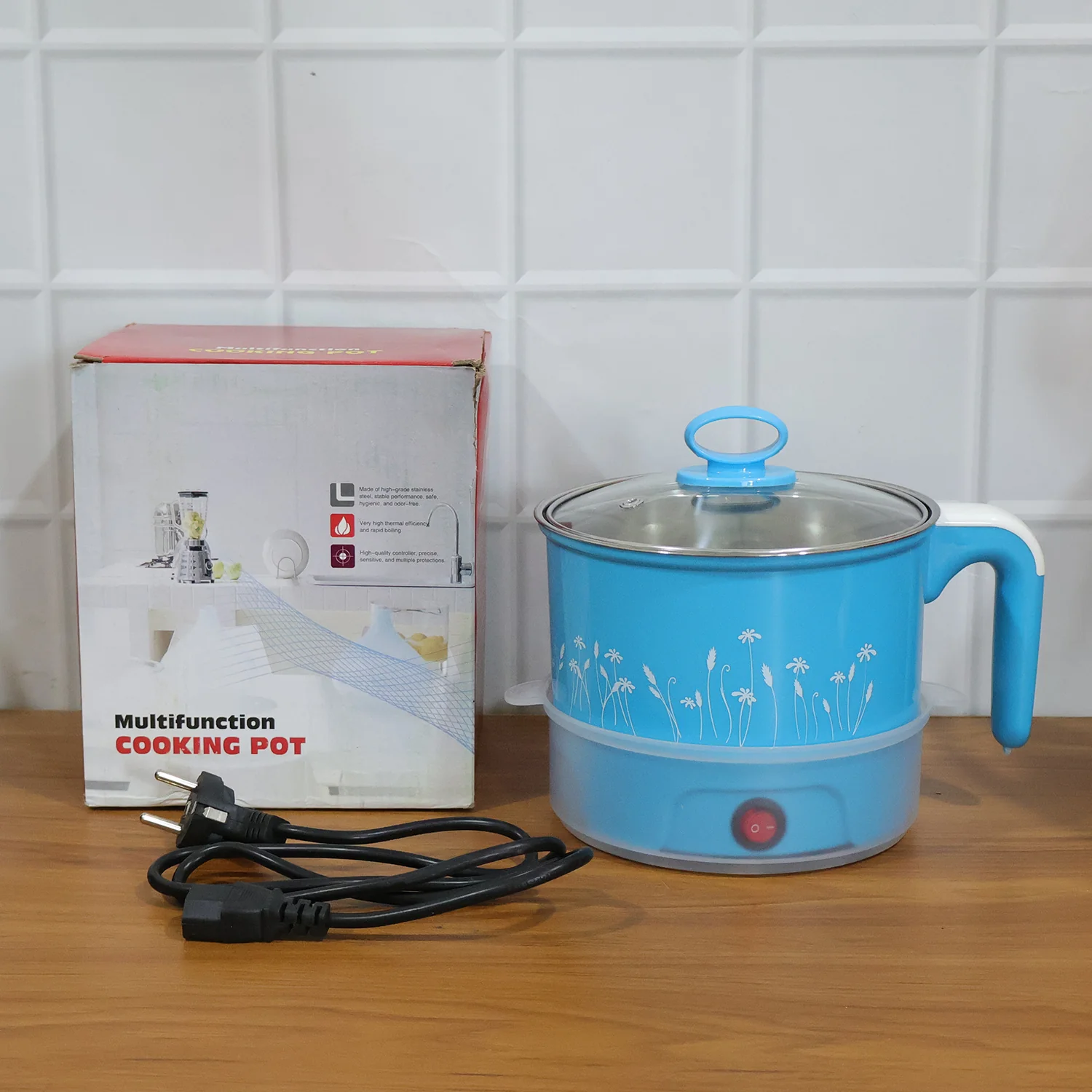 Electric Multifunction Cooking Pot, Kettle (1 Set) - Image 8