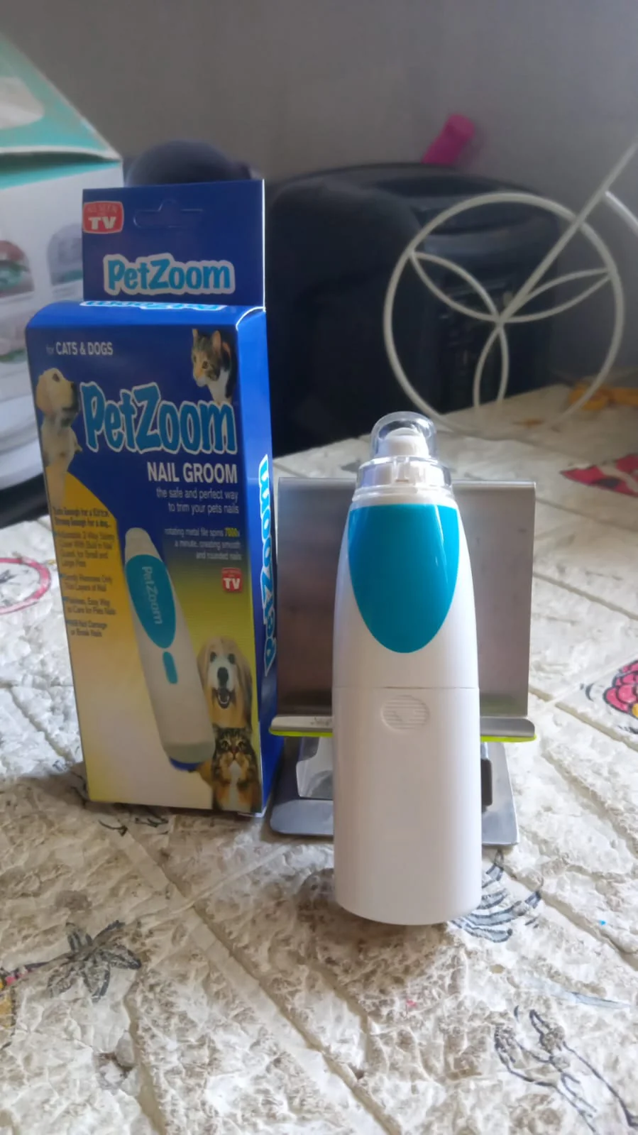 Electric Pet Nail Paw Trimmer Clipper for Dogs and Cats  1 Pc - Image 9